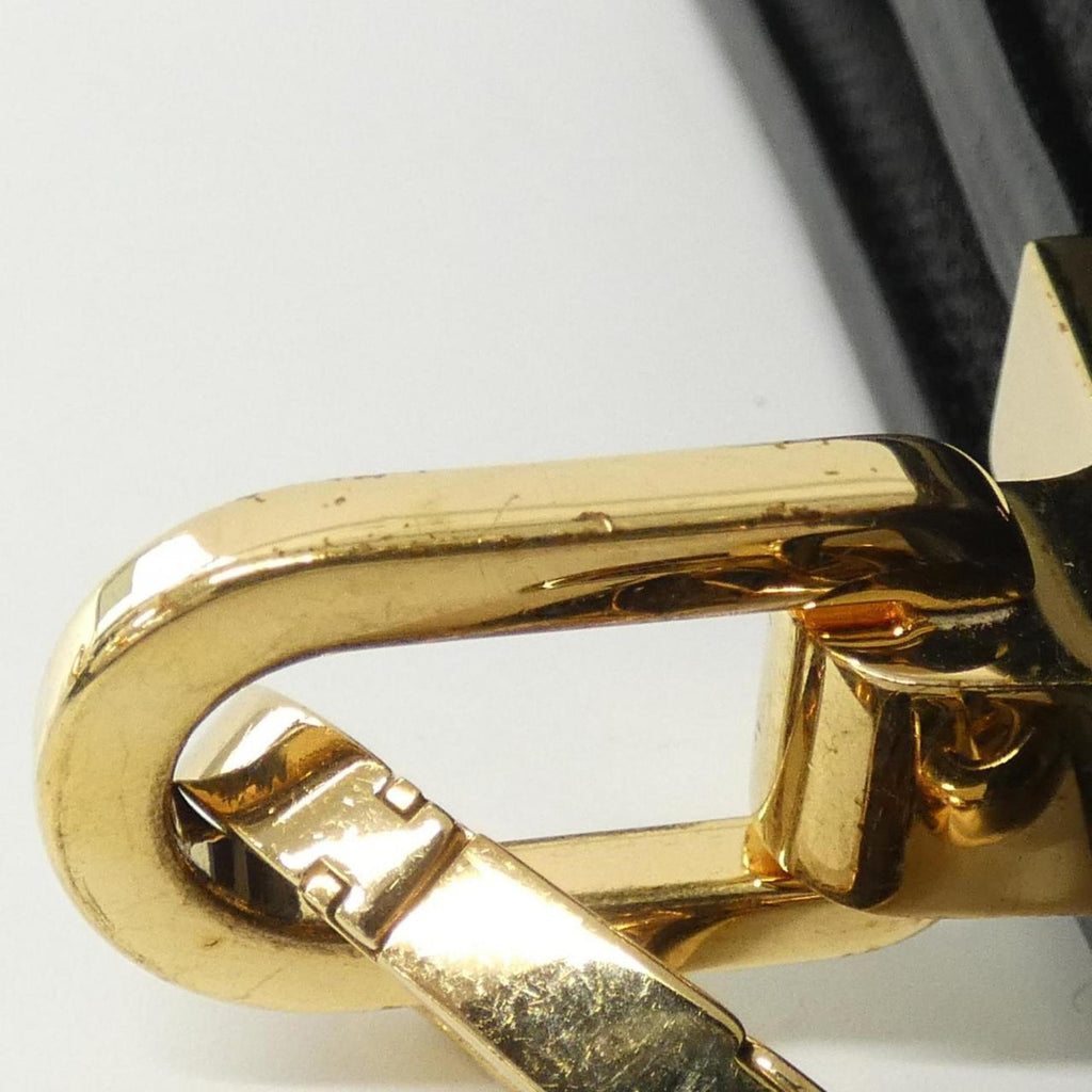 Louis Vuitton Black Leather Shoulder Bag