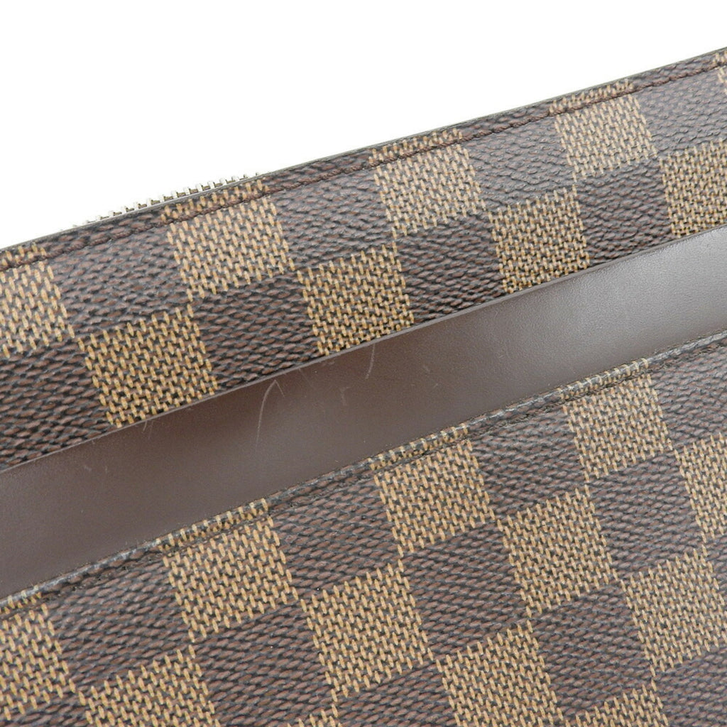 Louis Vuitton Damier Damier Canvas Ebene Pvc Clutch Bag