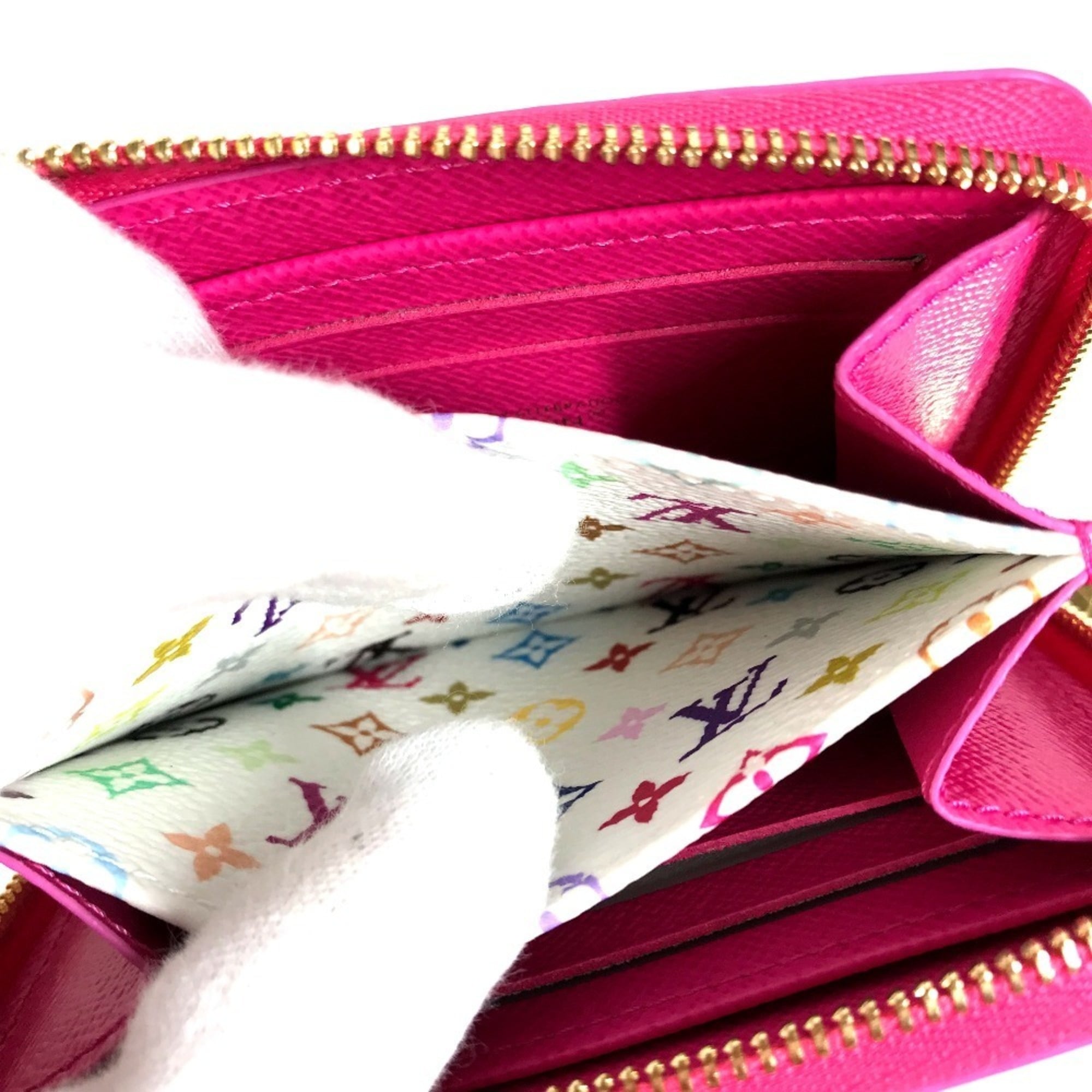 Louis Vuitton Epi Pink Epi Leather Coin Purse/Coin Case