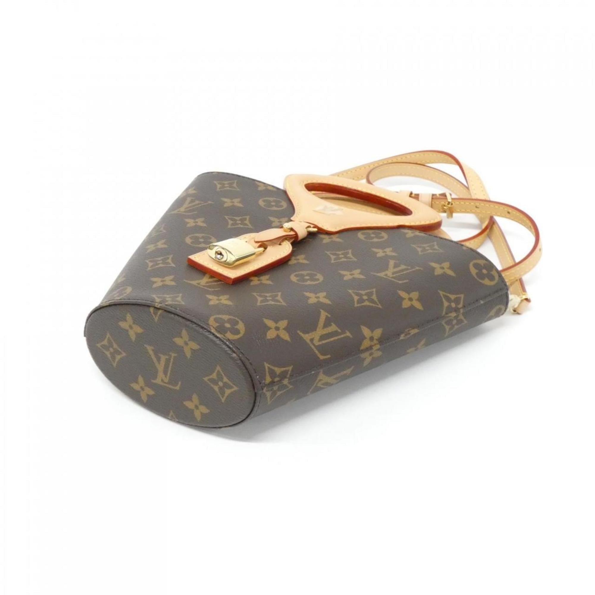 Louis Vuitton Marron Coated Canvas Shoulder Bag