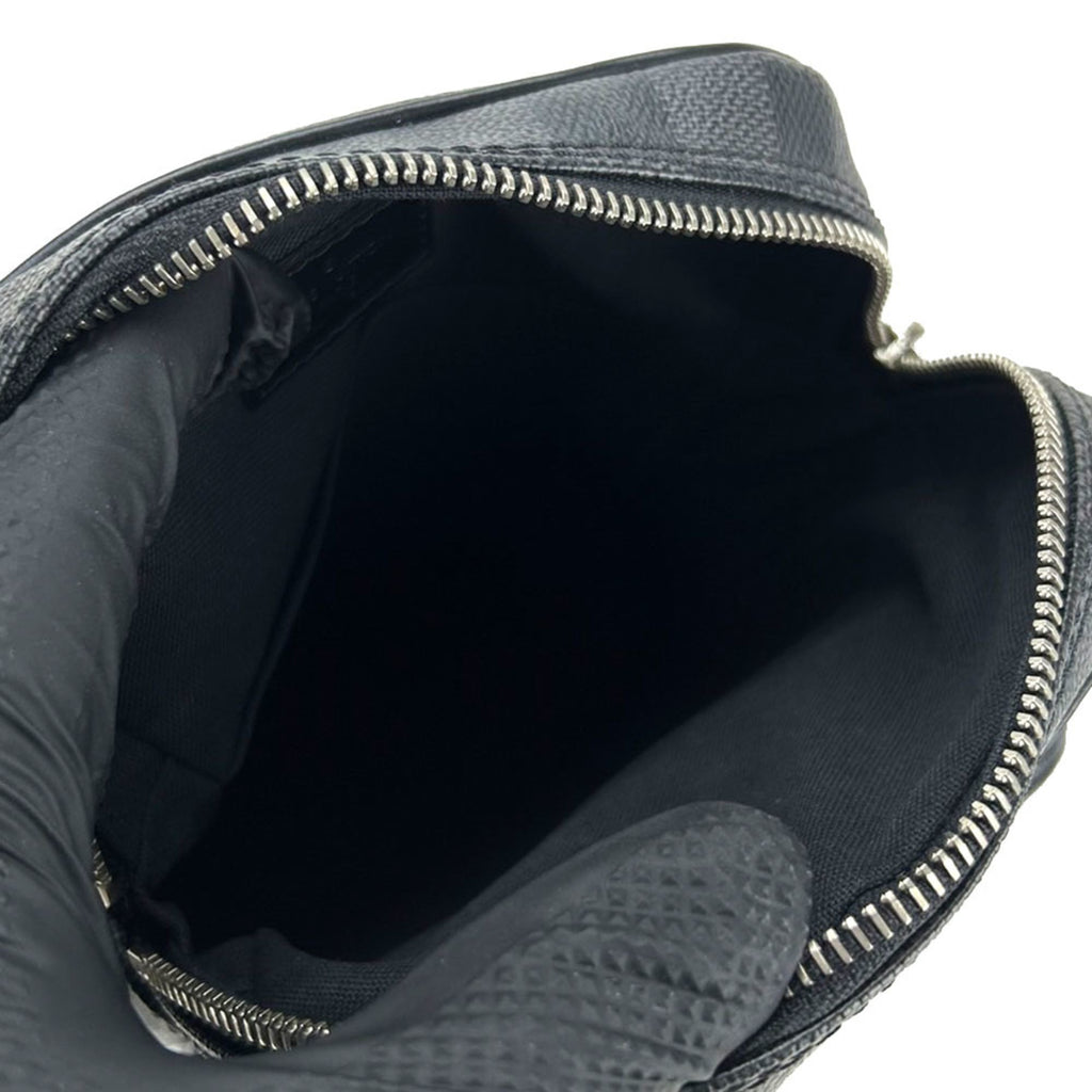Louis Vuitton Damier Graphite Black Gray Damier Graphite Pochette Shoulder Bag