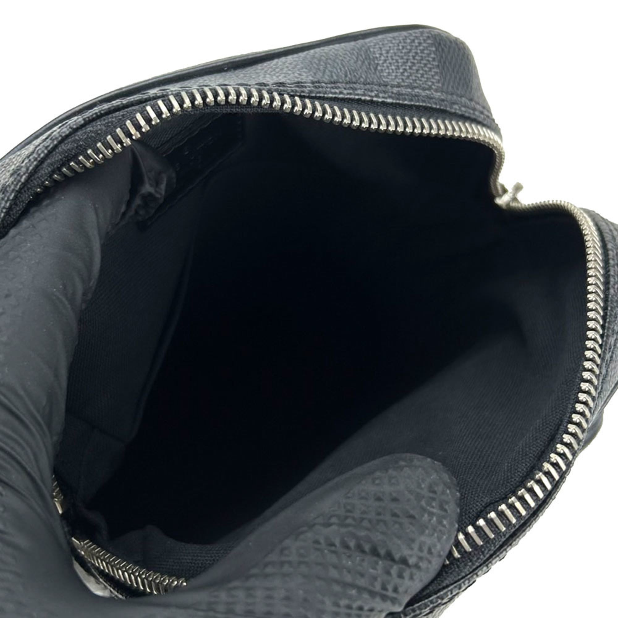 Louis Vuitton Damier Graphite Black Gray Damier Graphite Pochette Shoulder Bag