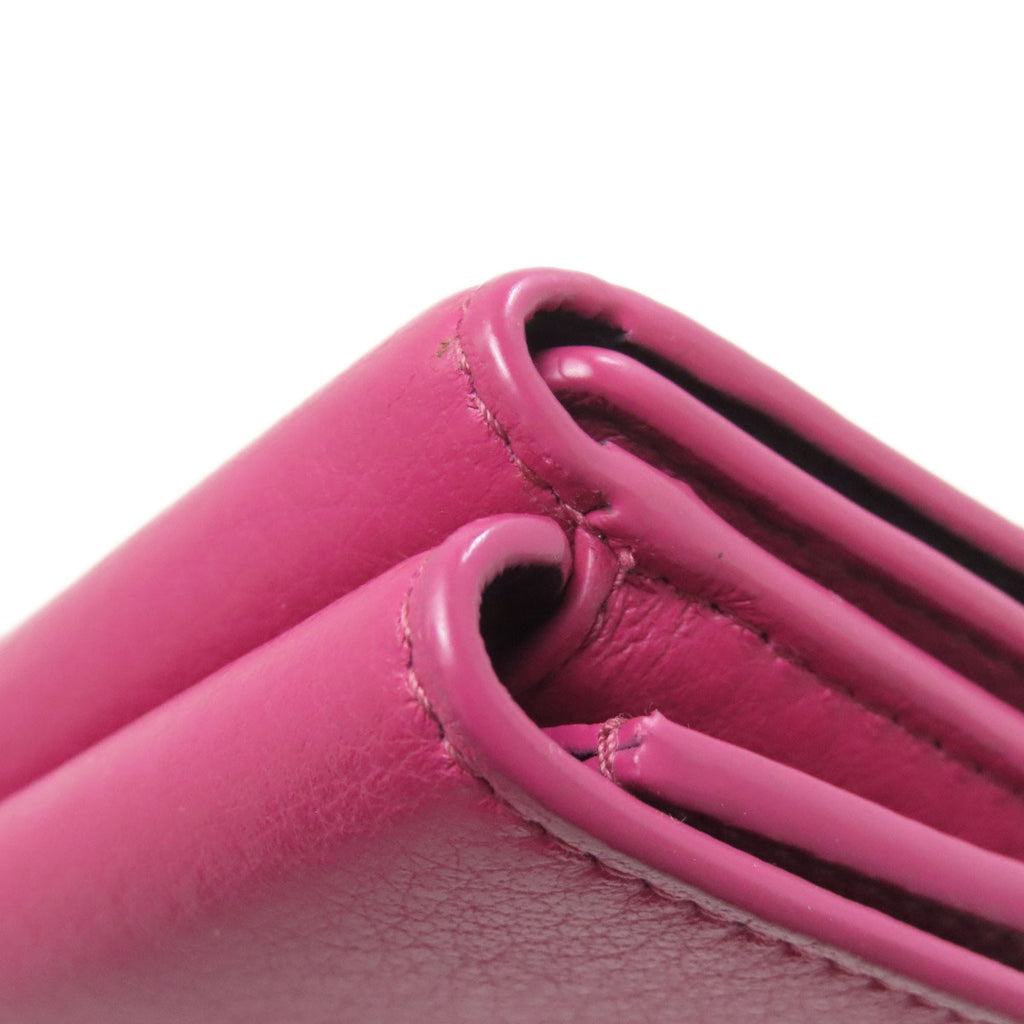 Balenciaga Pink Leather Wallet (Tri-Fold)
