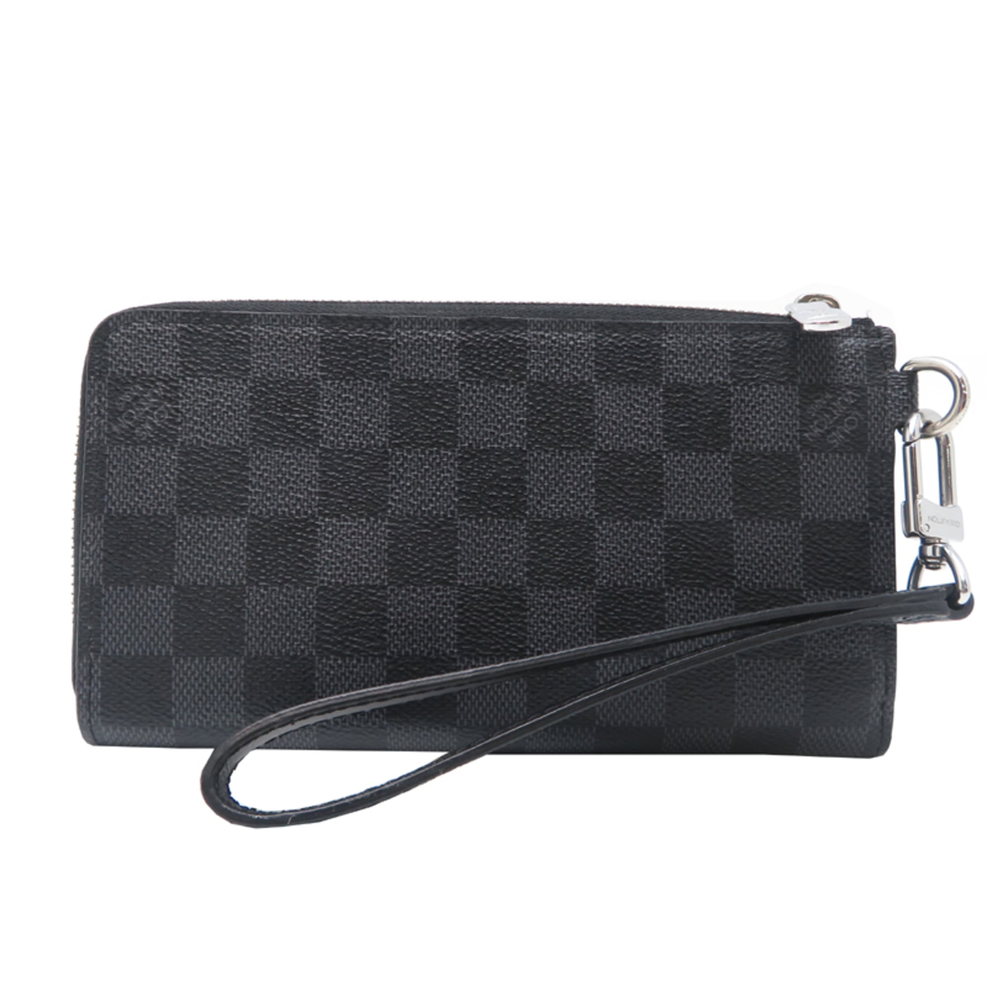 Louis Vuitton Black Damier Graphite Long Wallet