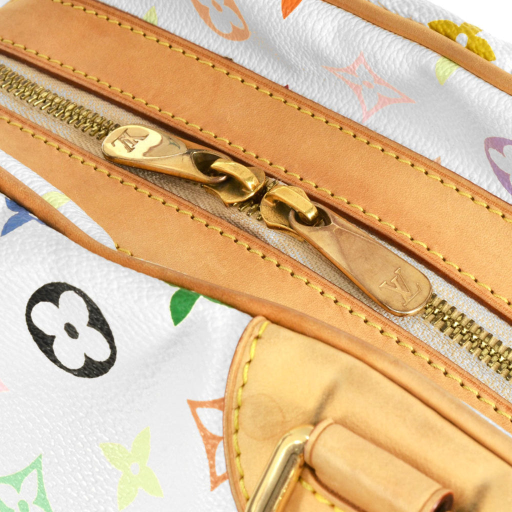 Louis Vuitton Blanc Monogram Multicolore Tote Bag