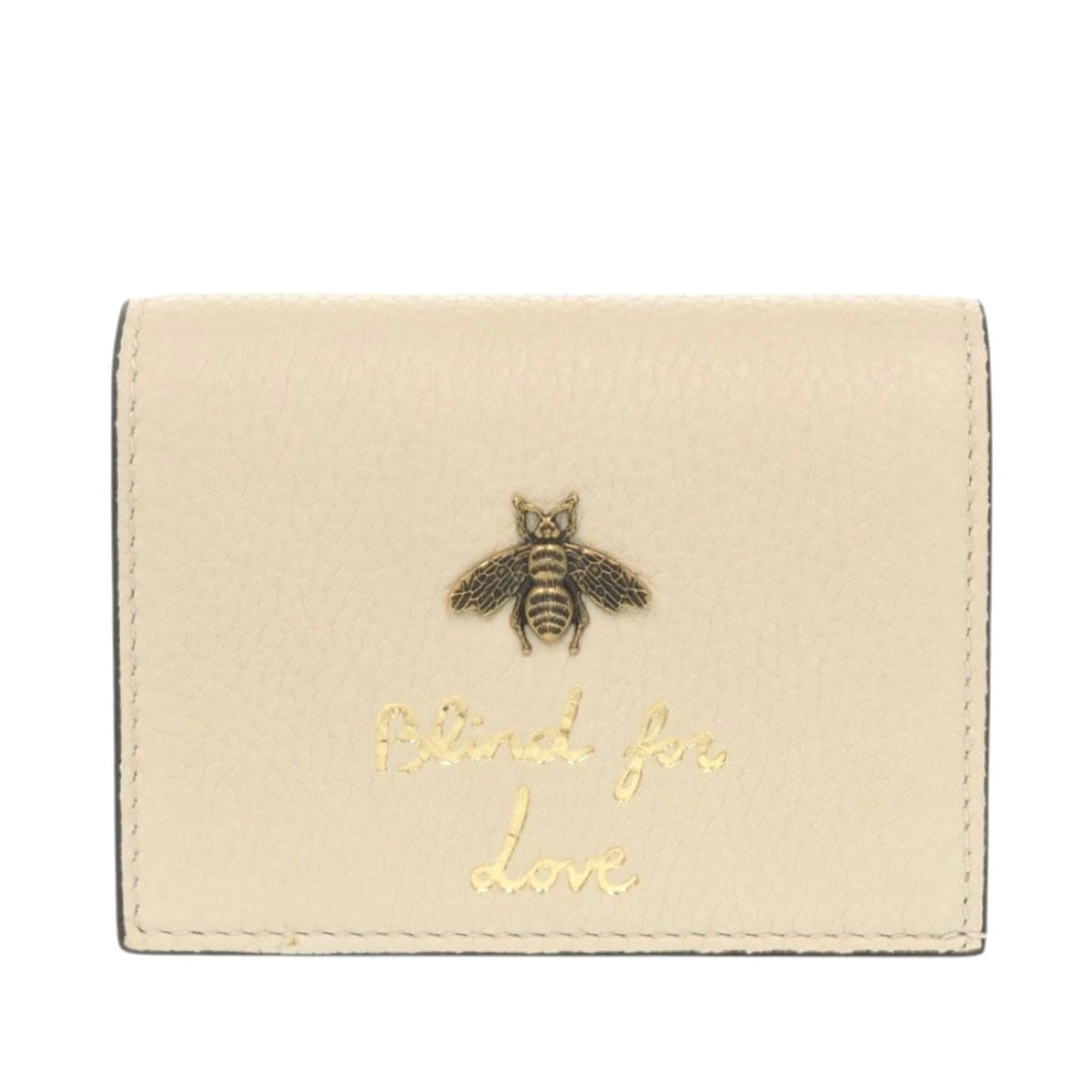 Gucci Ivory Leather Wallet (Bi-Fold) (Pre-Owned)