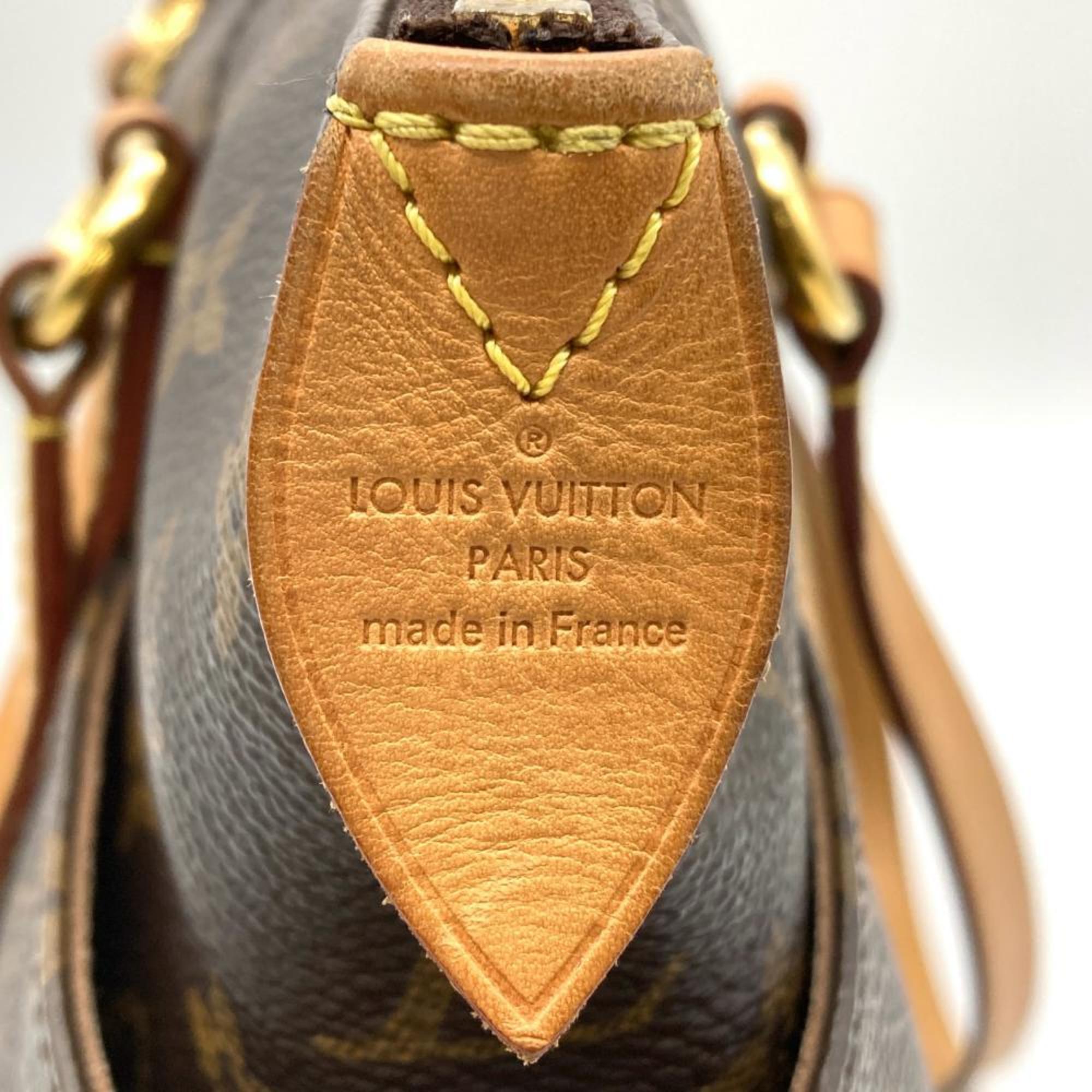 Louis Vuitton Brown Monogram Canvas Tote Bag