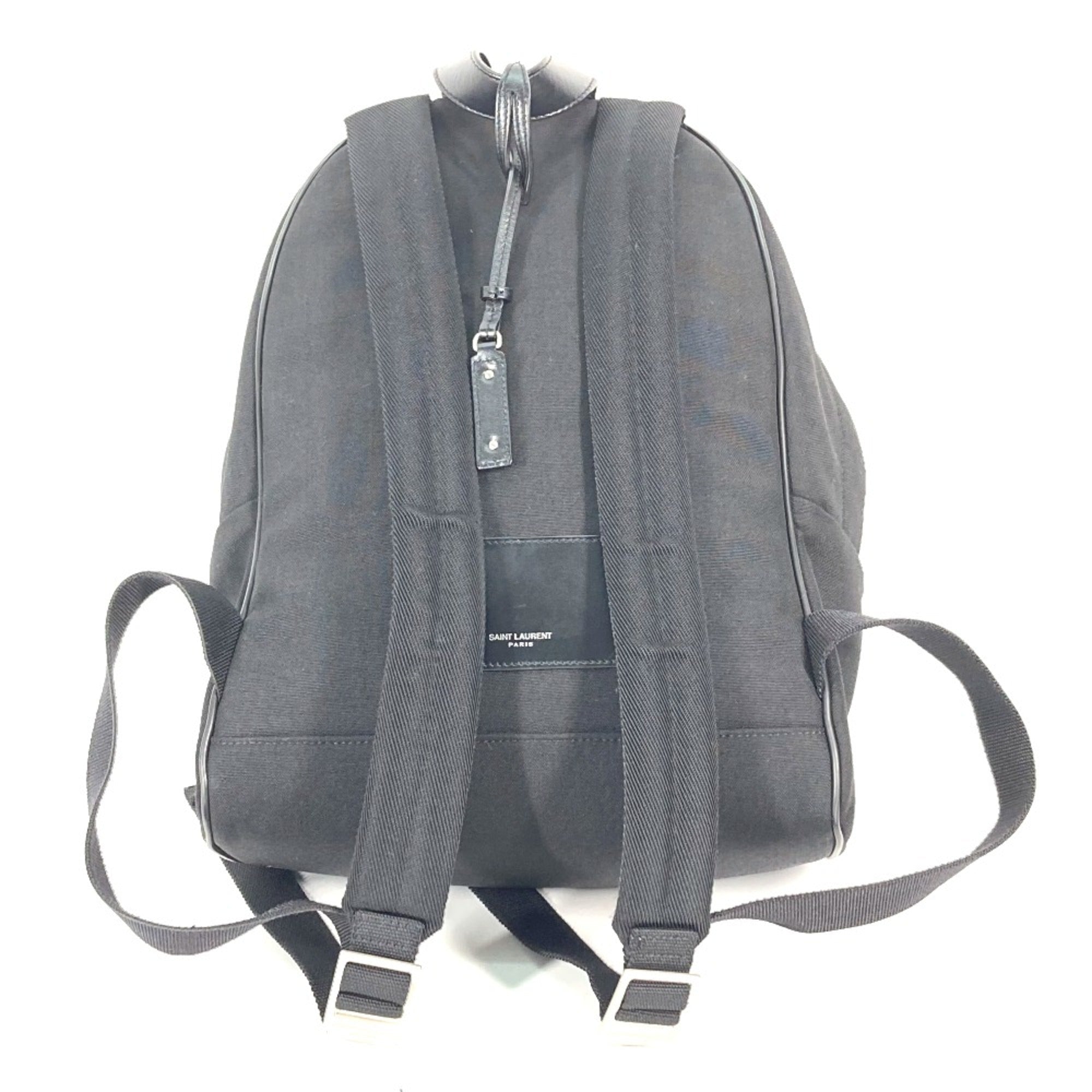 Saint Laurent Black Leather Backpack (Pre-Owned)