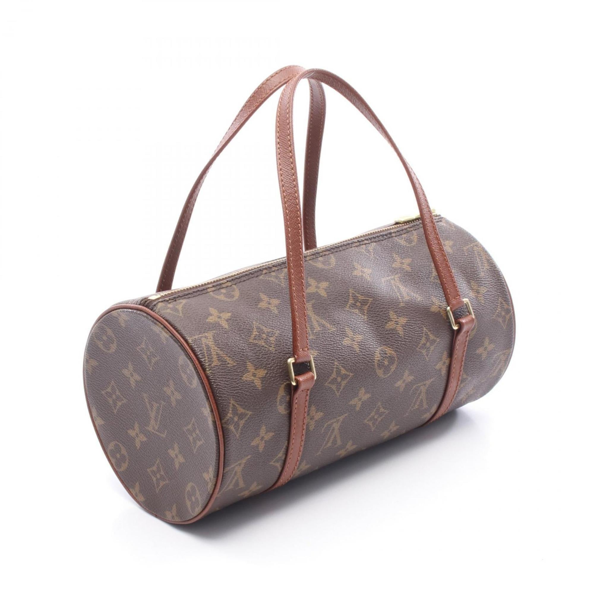Louis Vuitton Brown Monogram Coated Canvas Leather Handbag