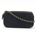 Chanel Navy Canvas Clutch Bag Shoulder Bag