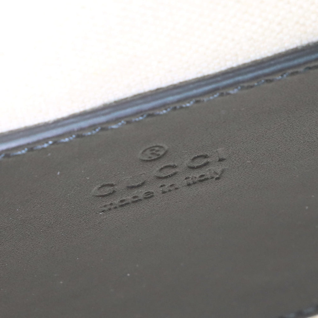 Gucci Black Leather Backpack (Pre-Owned)