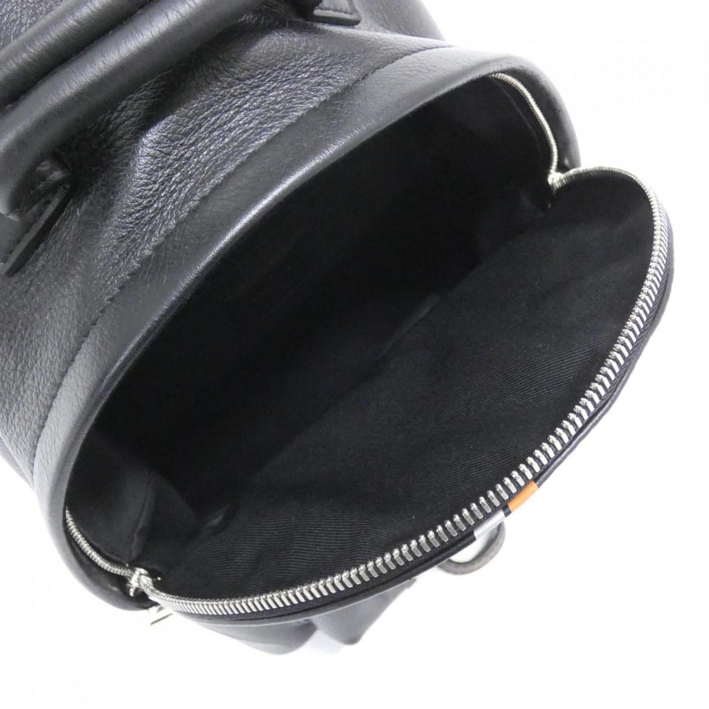 Louis Vuitton Black Leather Backpack