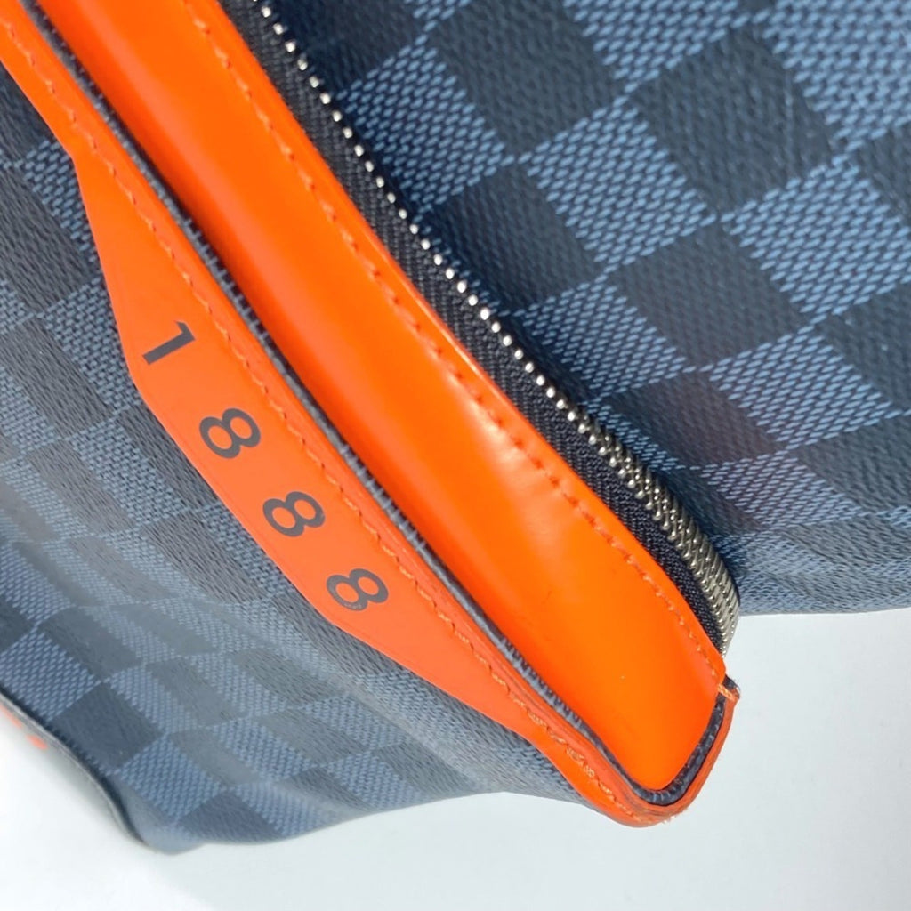 Louis Vuitton Damier Cobalt Navy Orange Backpack