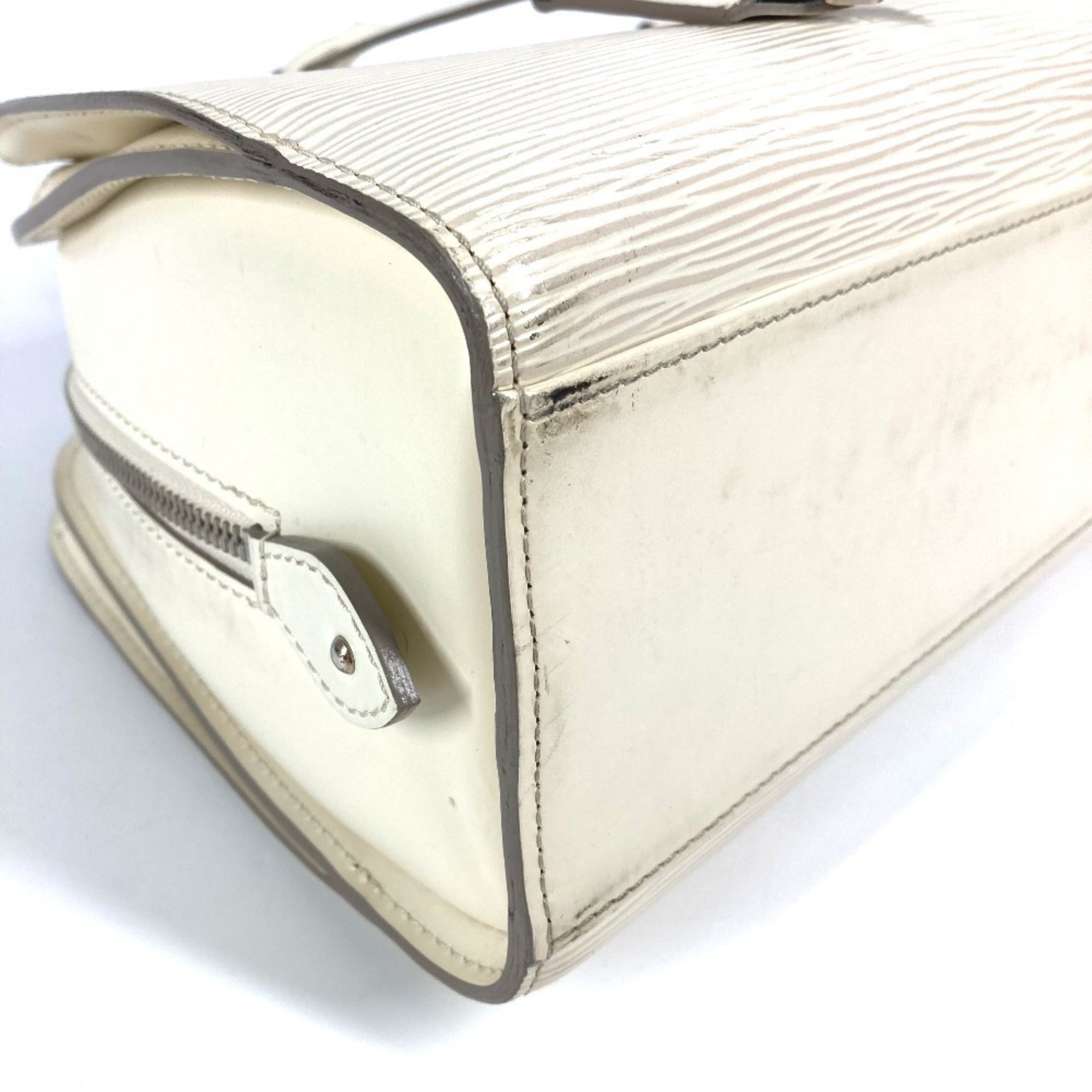 Louis Vuitton Lv Off White White Epi Leather Handbag Tote Bag