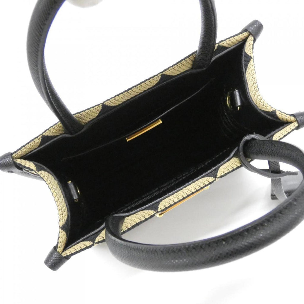 Prada Gold Nero Handbag