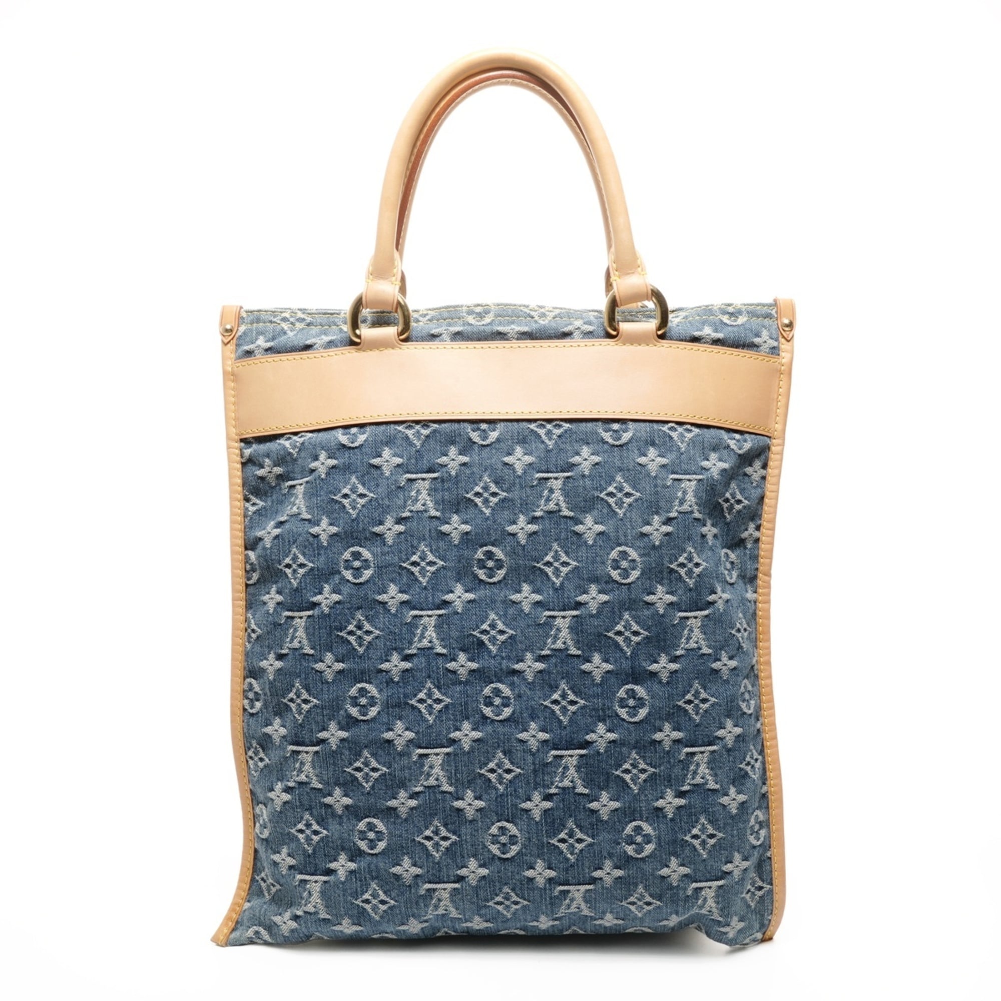 Louis Vuitton Navy Monogram Denim Handbag