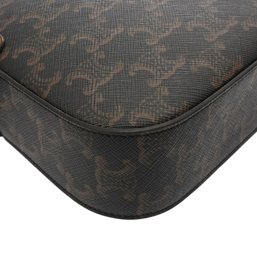 Celine Brown Pvc Shoulder Bag