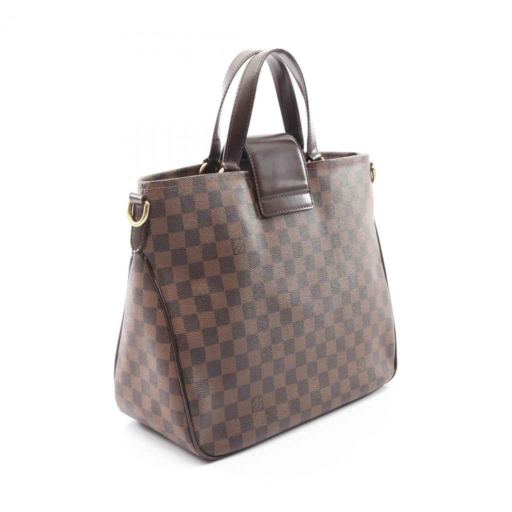 Louis Vuitton Brown Damier Canvas Rose Coated Canvas Handbag