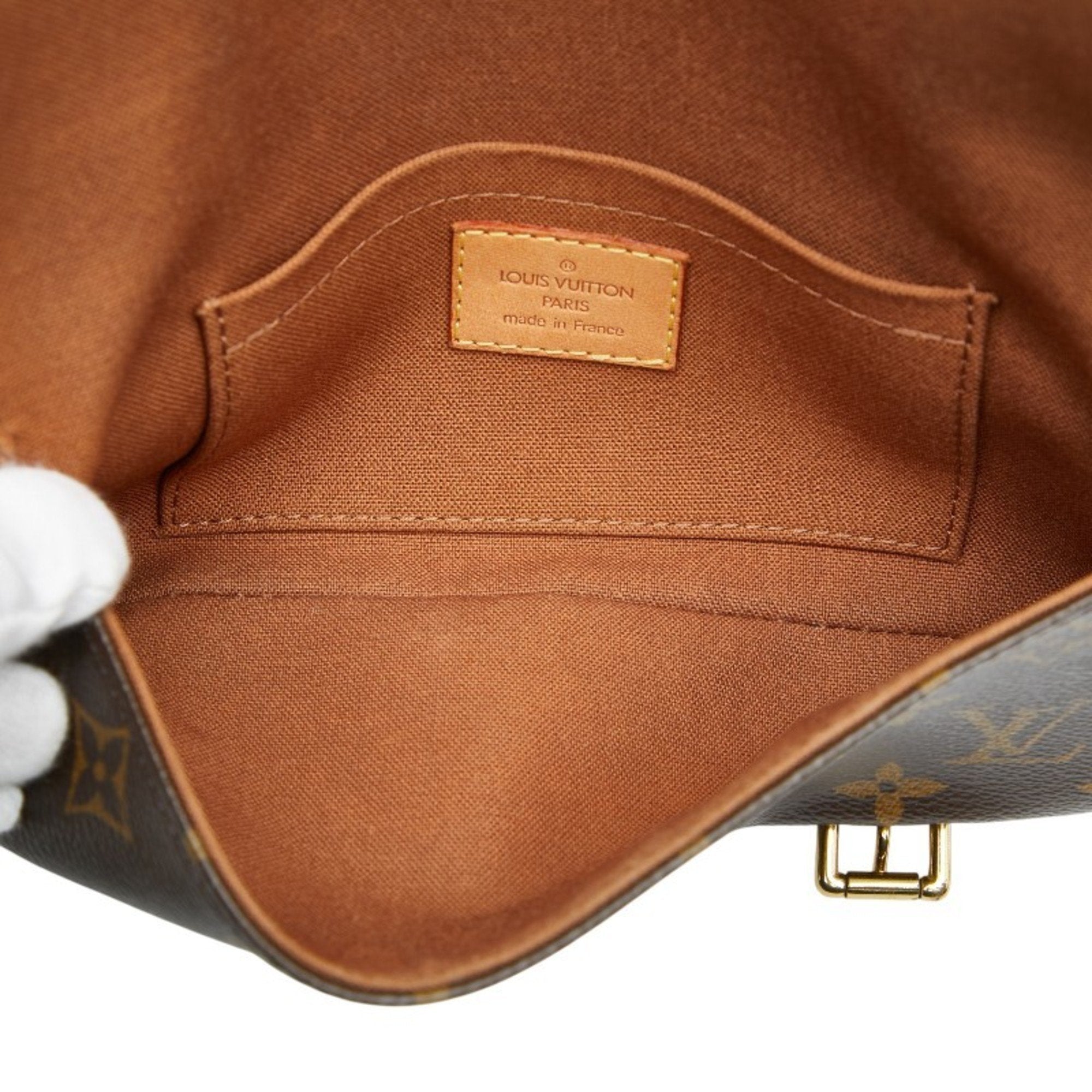 Louis Vuitton Brown Pvc Leather Fanny Pack Pochette