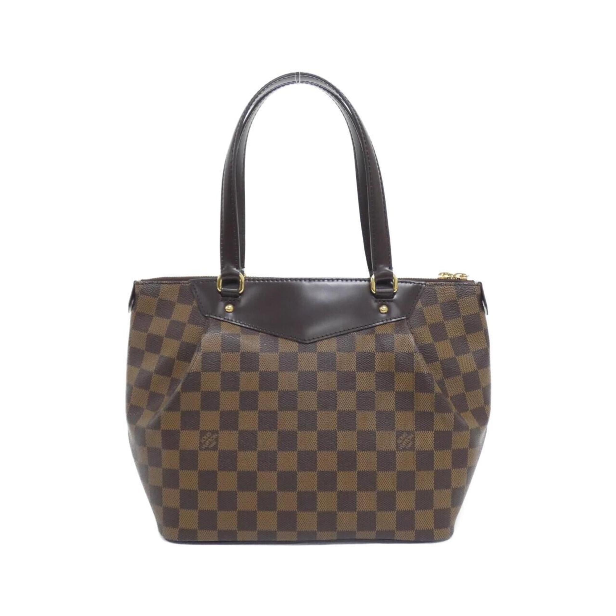 Louis Vuitton Ebene Coated Canvas Handbag