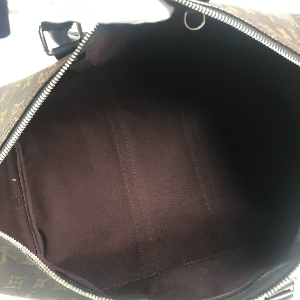 Louis Vuitton Monogram Macassar Black Brown Galle Monogram Monogram Boston Bag Shoulder Bag