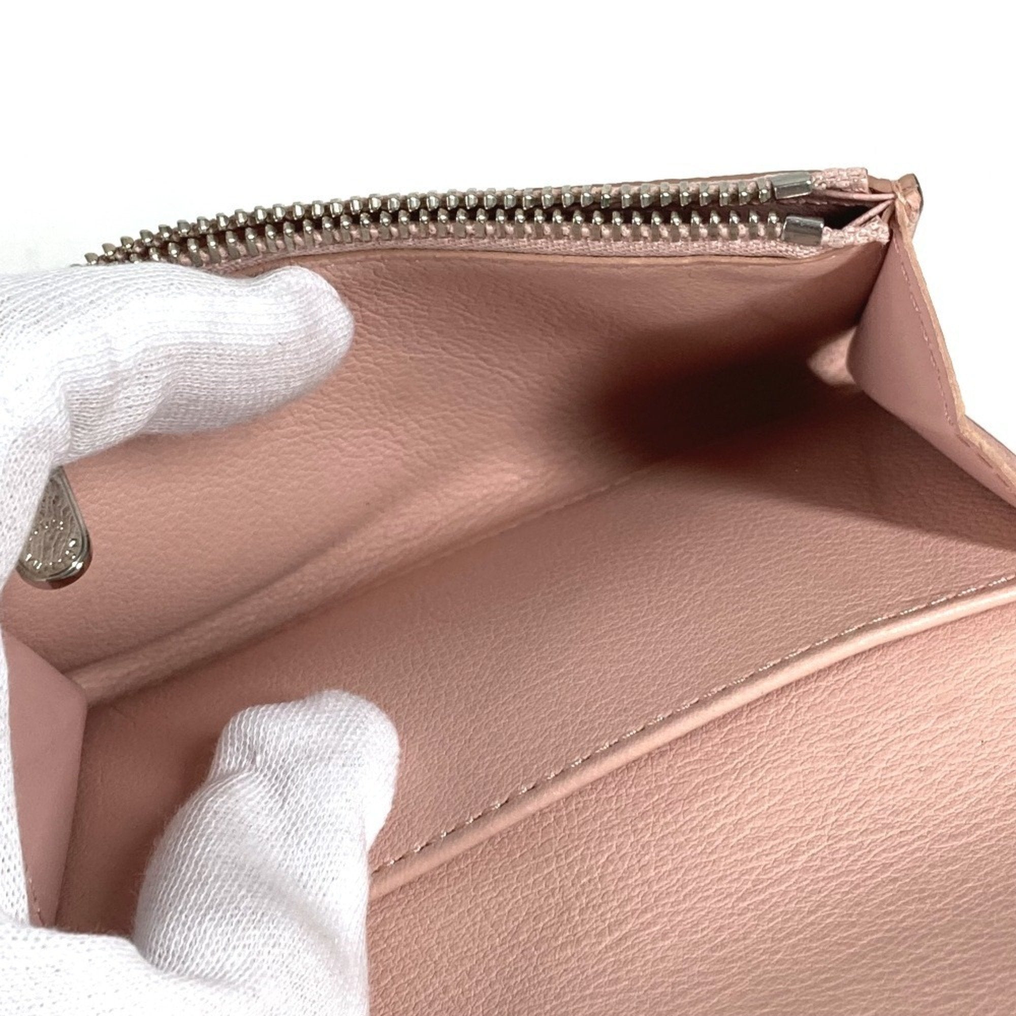 Louis Vuitton Magnolia Pink Mahina Leather Wallet