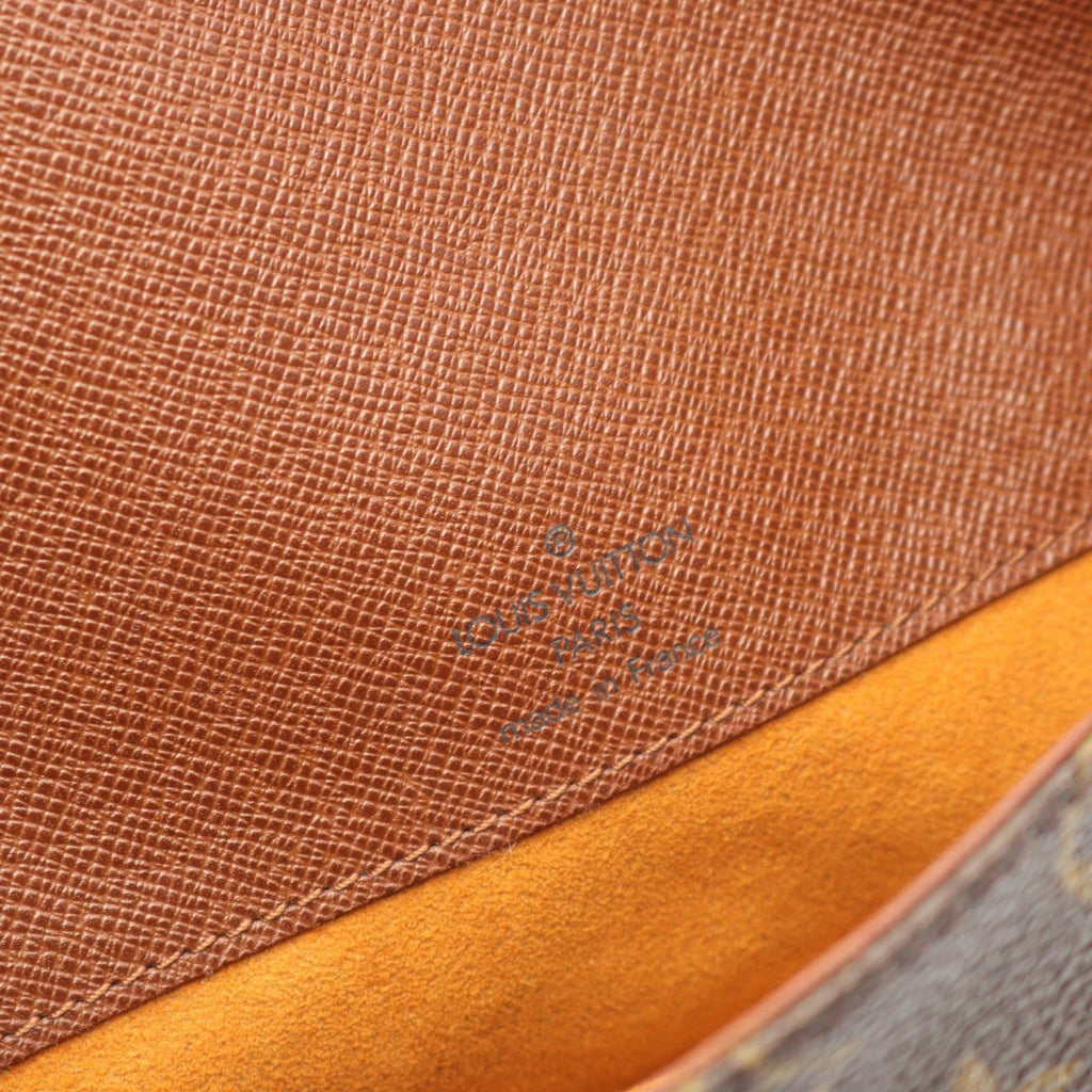 Louis Vuitton Brown Coated Canvas Shoulder Bag