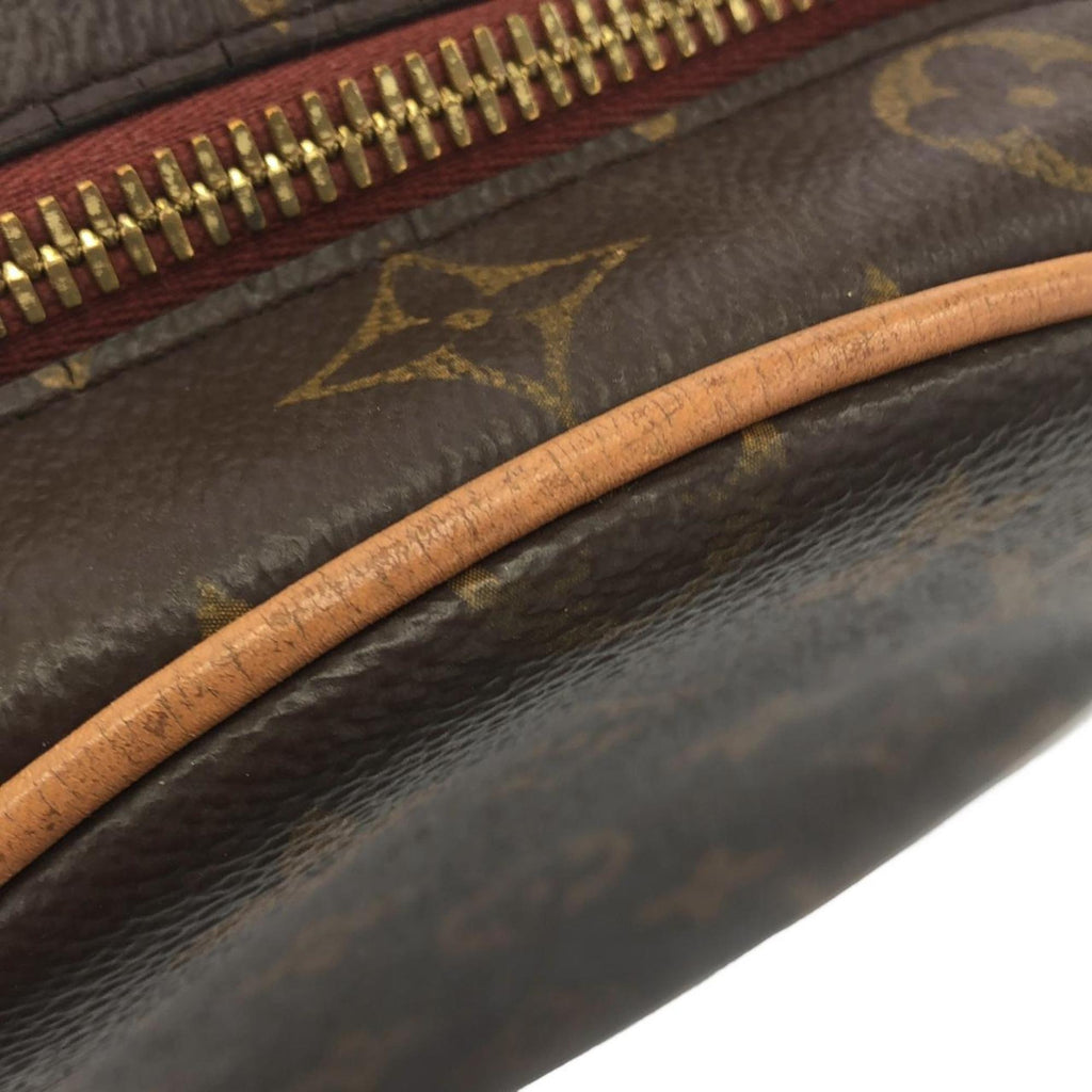 Louis Vuitton Brown Coated Canvas Shoulder Bag