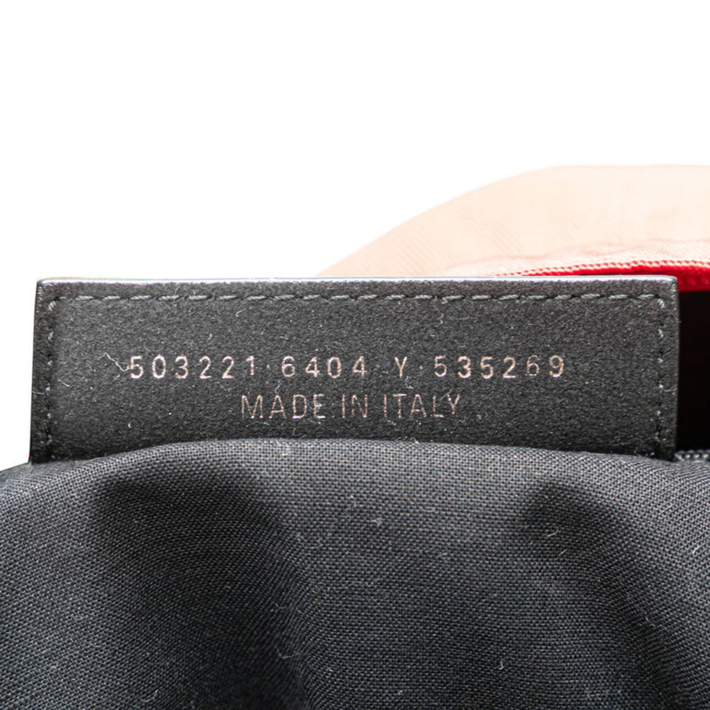 Balenciaga Red Color Nylon Canvas Backpack