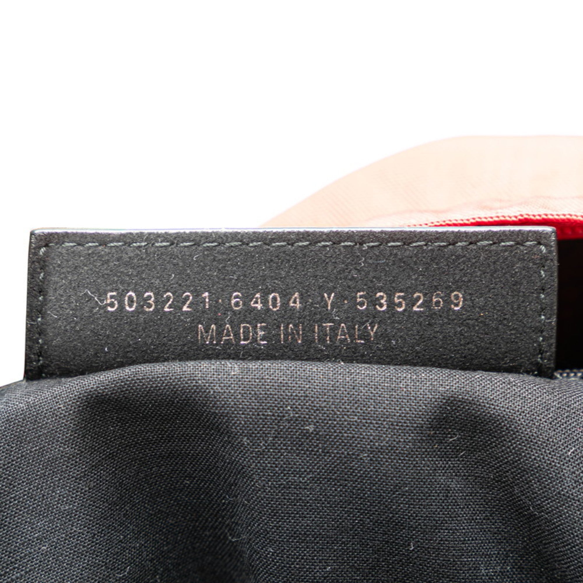Balenciaga Red Color Nylon Canvas Backpack
