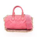 Louis Vuitton Pink Leather Handbag