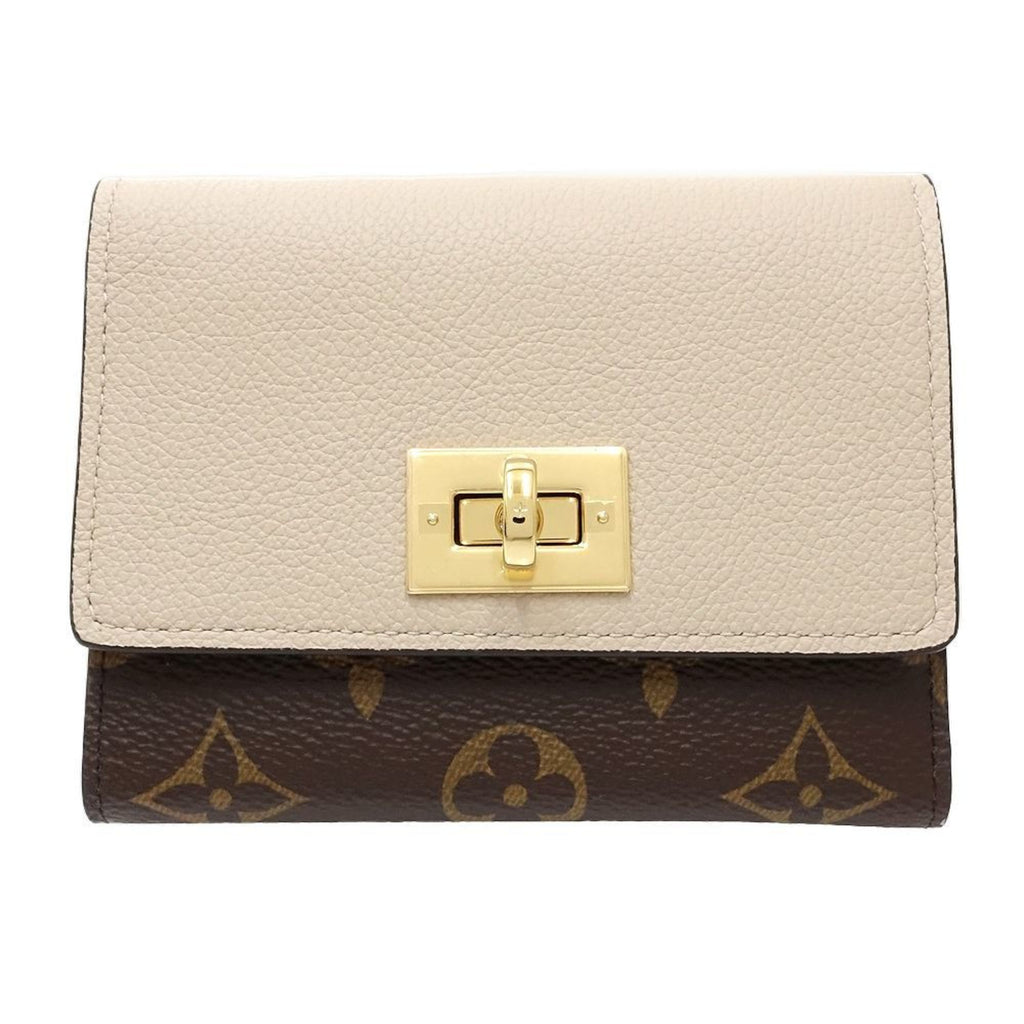 Louis Vuitton Brown Grayish Monogram Monogram Wallet (Tri-Fold)