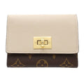 Louis Vuitton Brown Grayish Monogram Monogram Wallet (Tri-Fold)