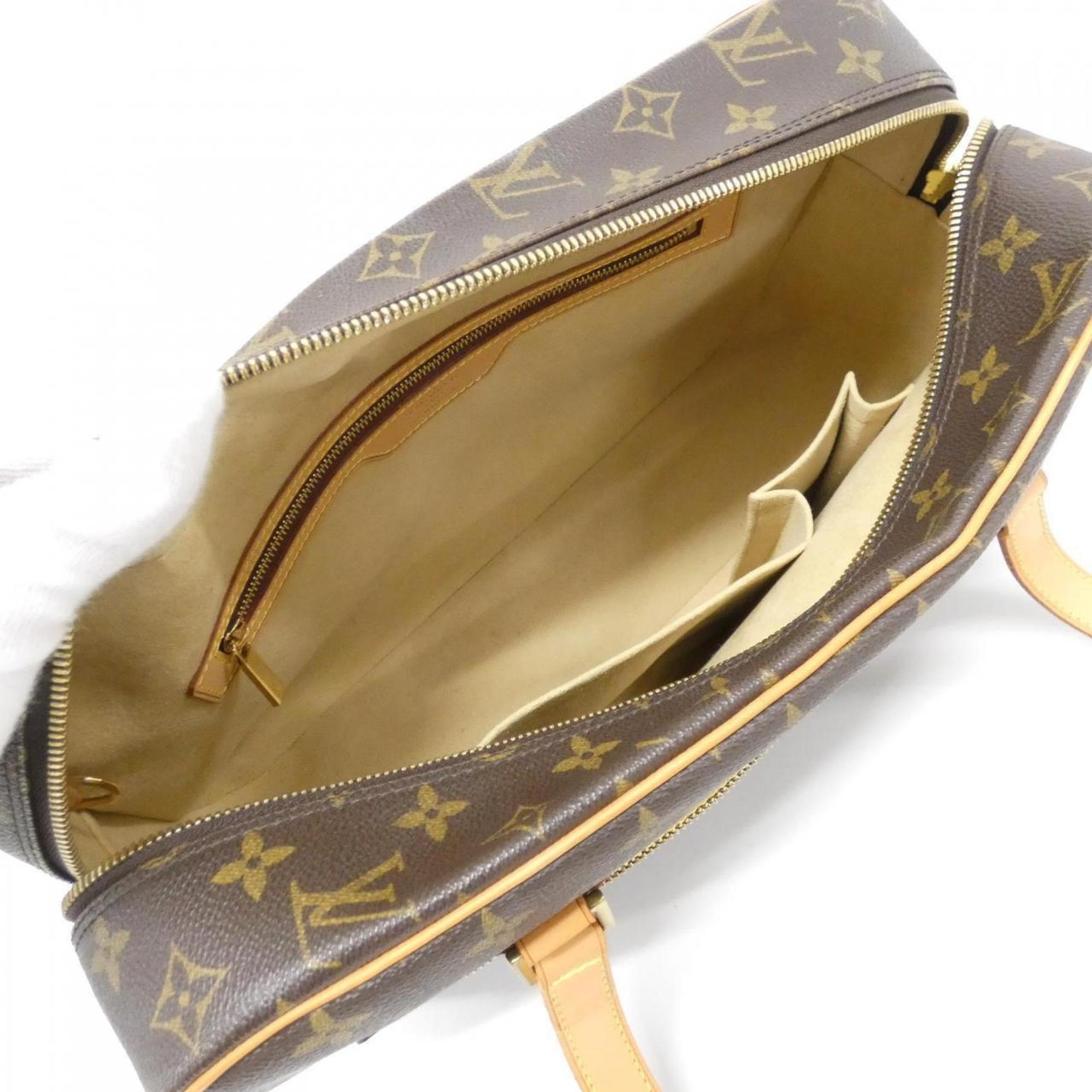 Louis Vuitton Marron Coated Canvas Shoulder Bag
