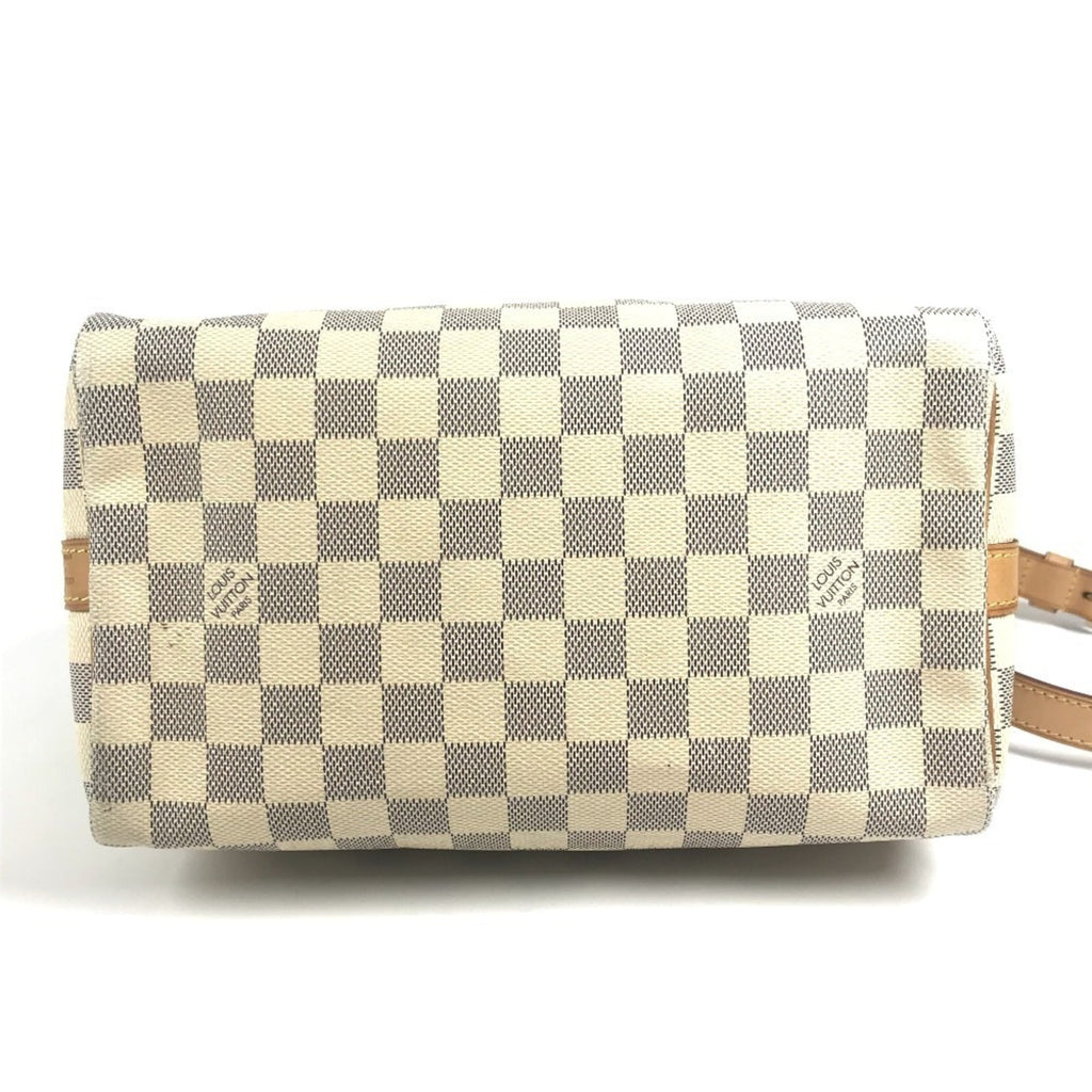 Louis Vuitton Damier Azur White Damier Azur Boston Bag Handbag Shoulder Bag