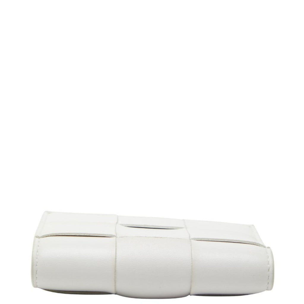 Bottega Veneta White Leather Wallet (Bi-Fold)