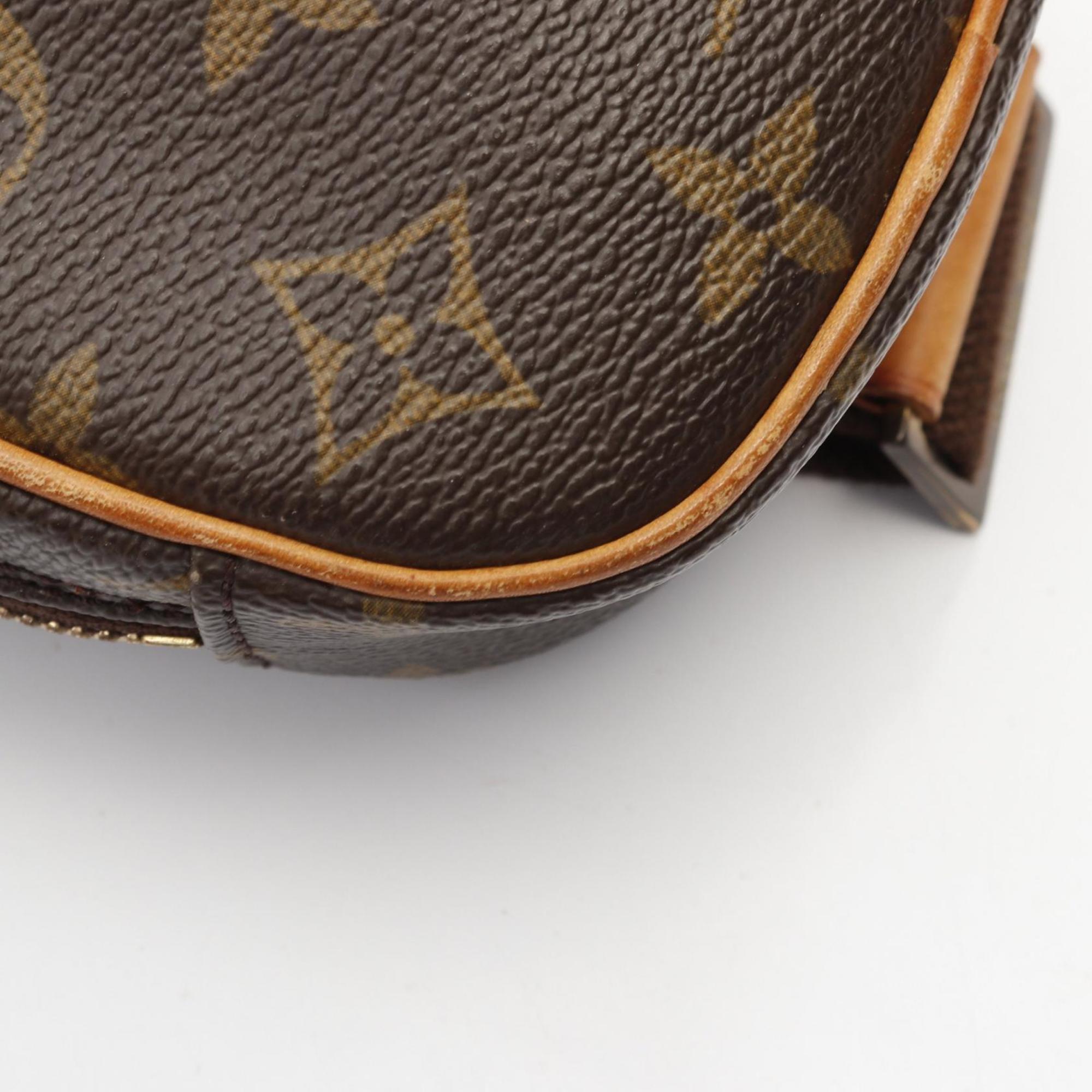 Louis Vuitton Brown Coated Canvas Leather Fanny Pack