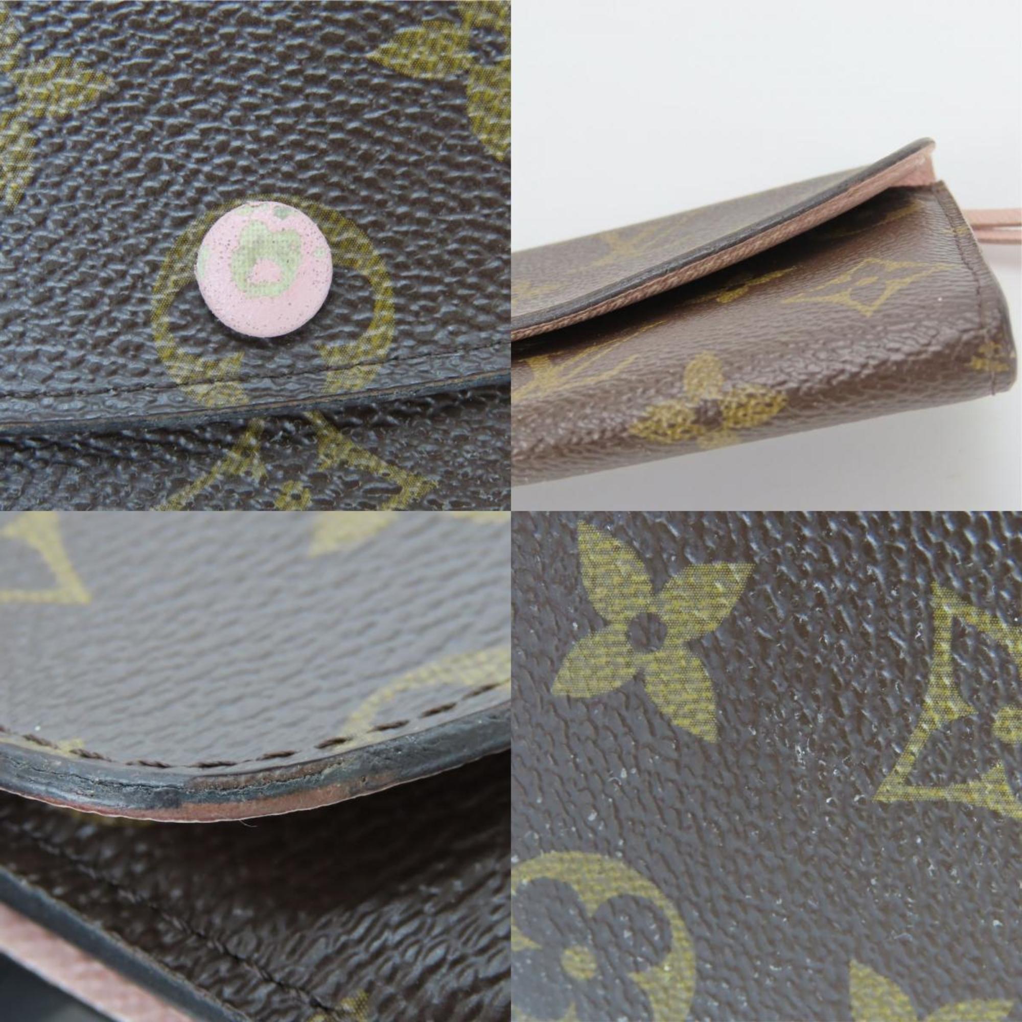 Louis Vuitton Brown Rose Ballerine Monogram Long Wallet