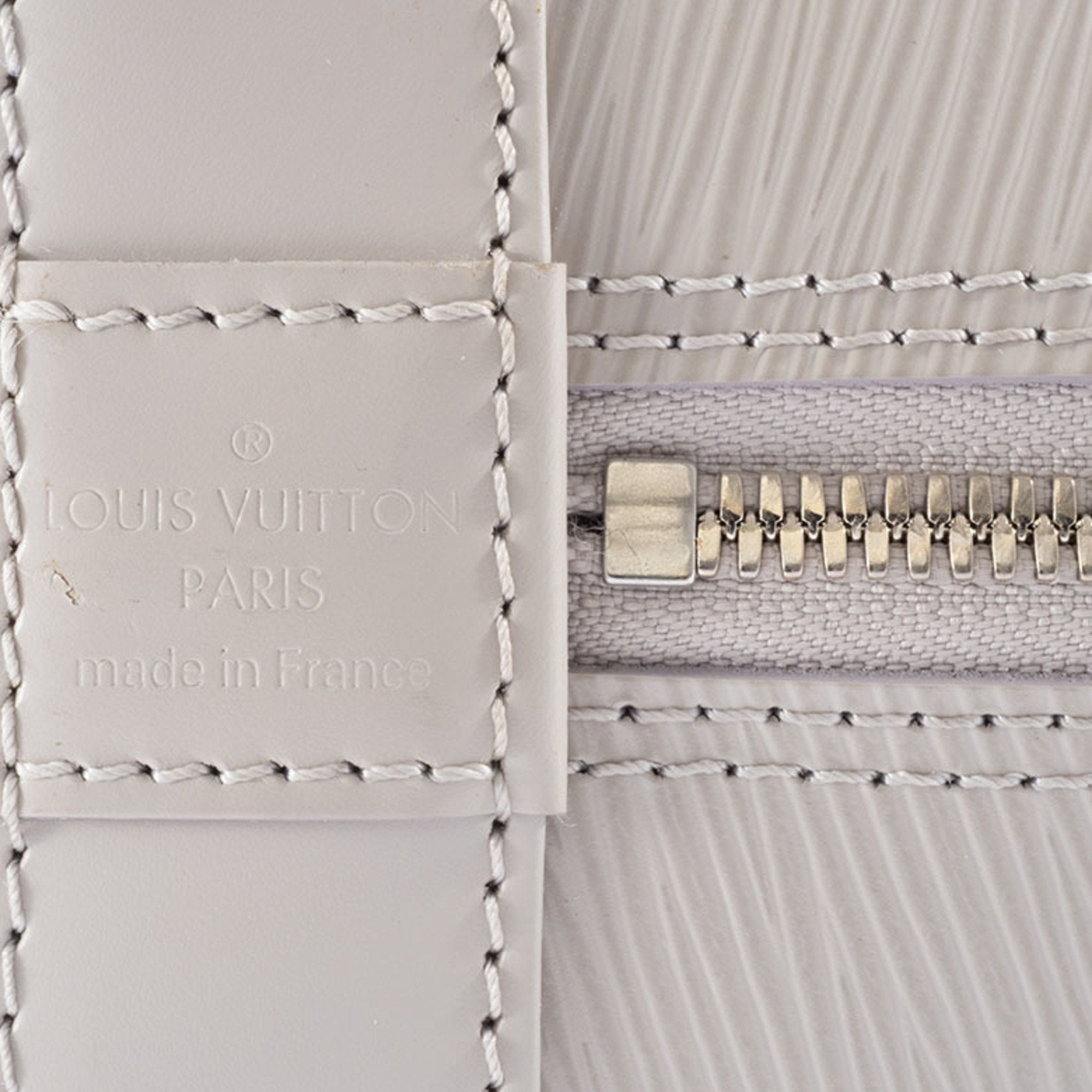 Louis Vuitton Gray Epi Leather Handbag