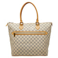 Louis Vuitton White Pvc Leather Tote Bag