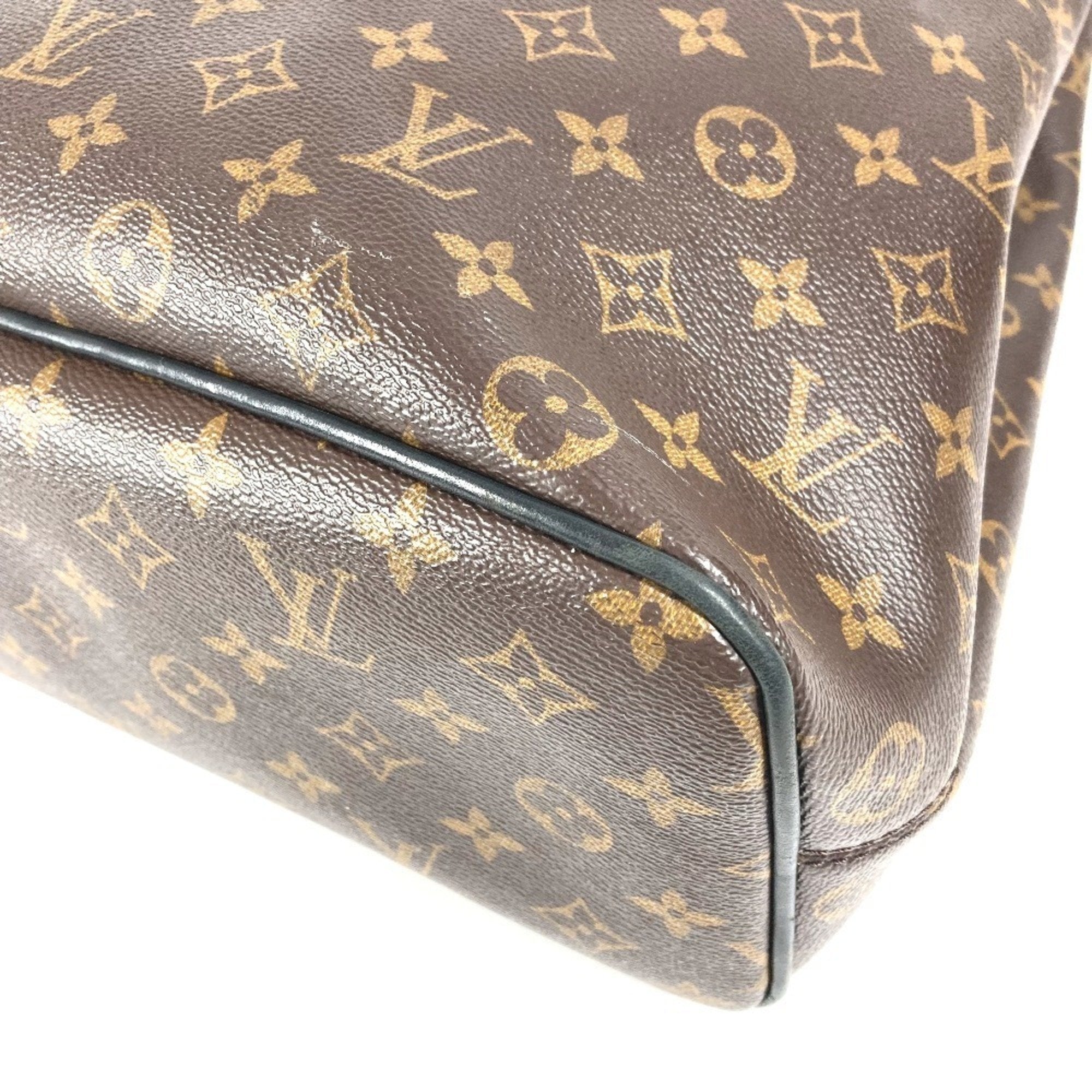 Louis Vuitton Black Brown Galle Monogram Backpack