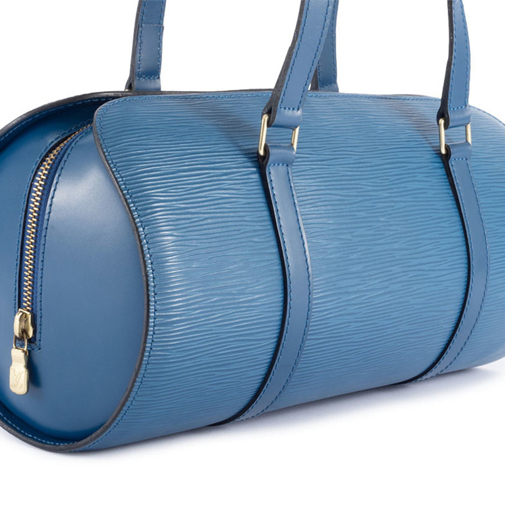 Louis Vuitton Epi Toledo Blue Epi Leather Handbag