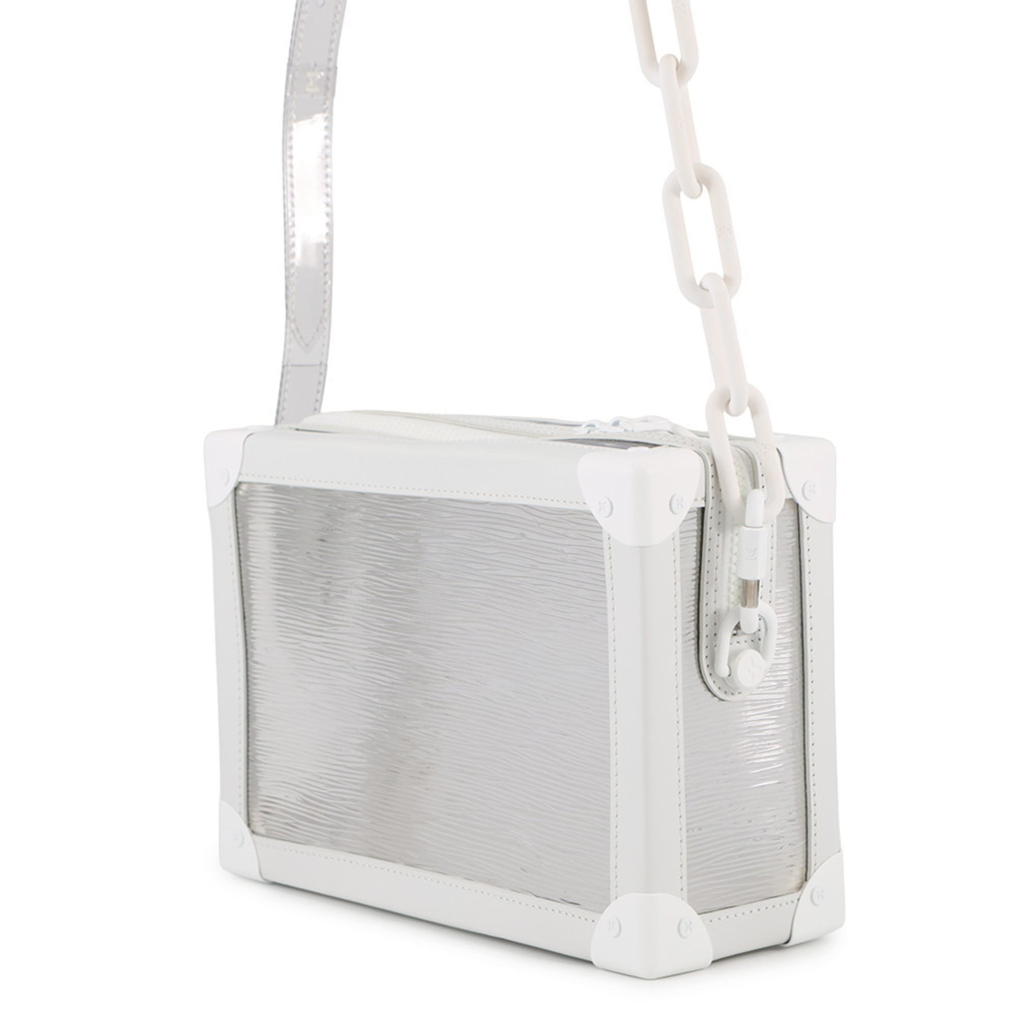 Louis Vuitton White Pvc Leather Shoulder Bag