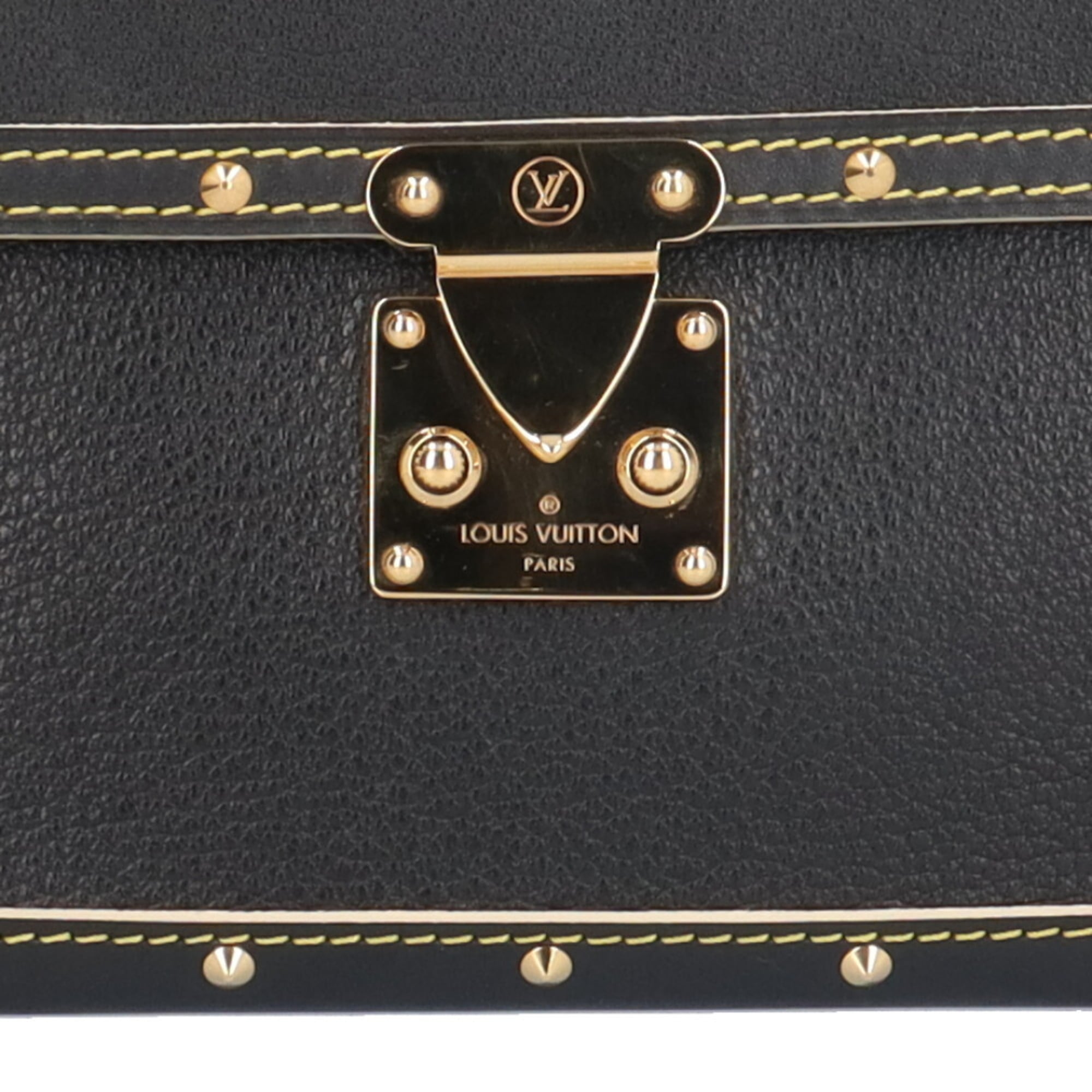 Louis Vuitton Black Leather Shoulder Bag