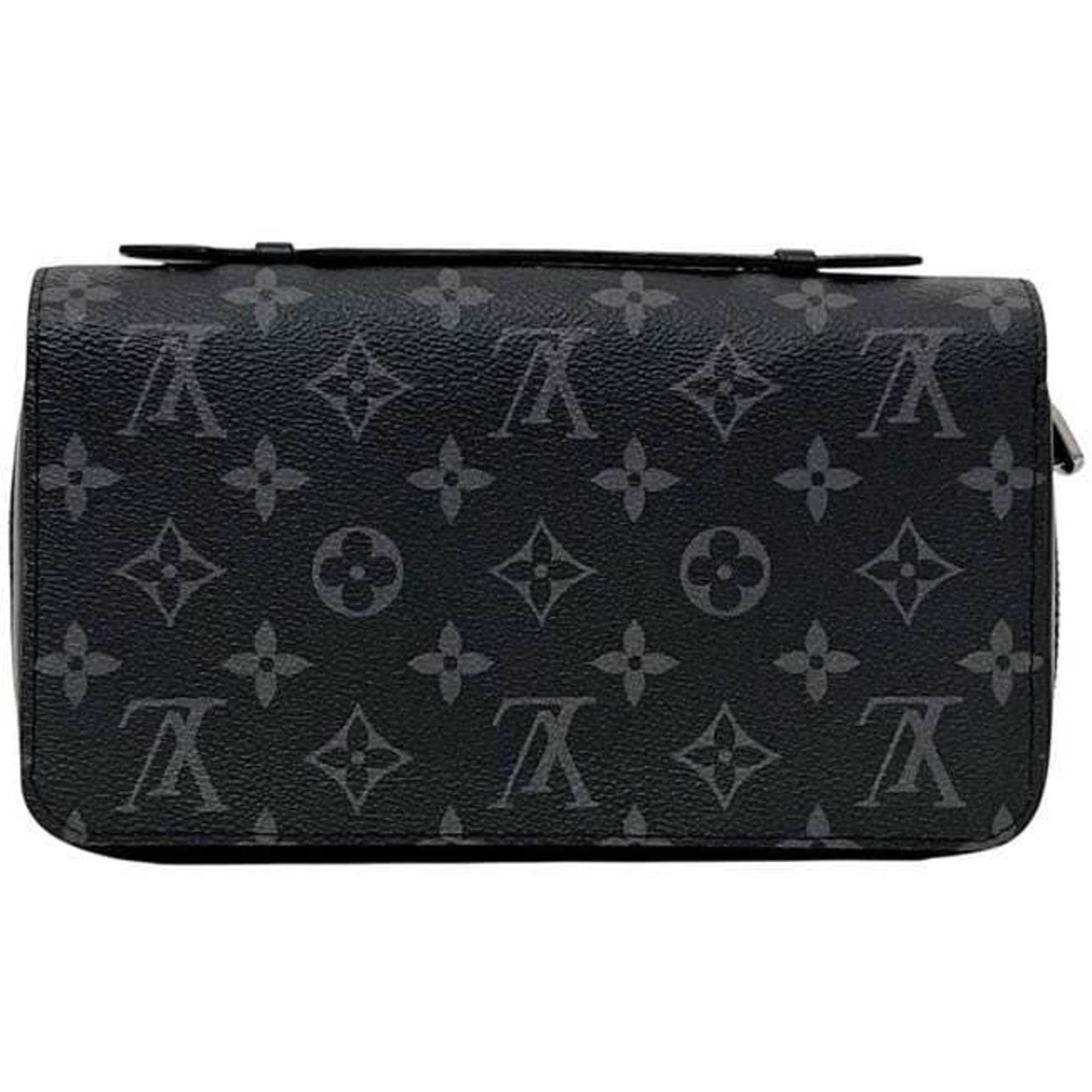 Louis Vuitton Black Monogram Eclipse Monogram Eclipse Long Wallet