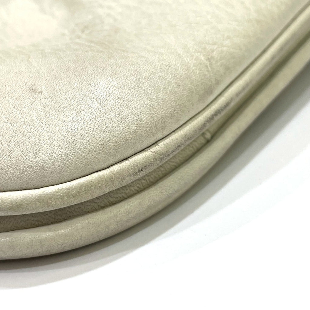 Celine White Leather Shoulder Bag