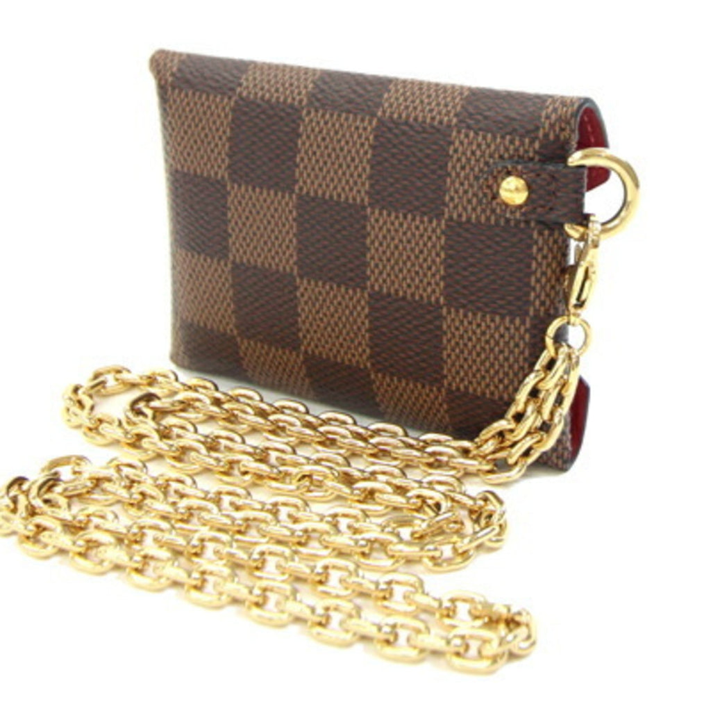 Louis Vuitton Damier Canvas Damier Canvas Metal Coin Purse/Coin Case
