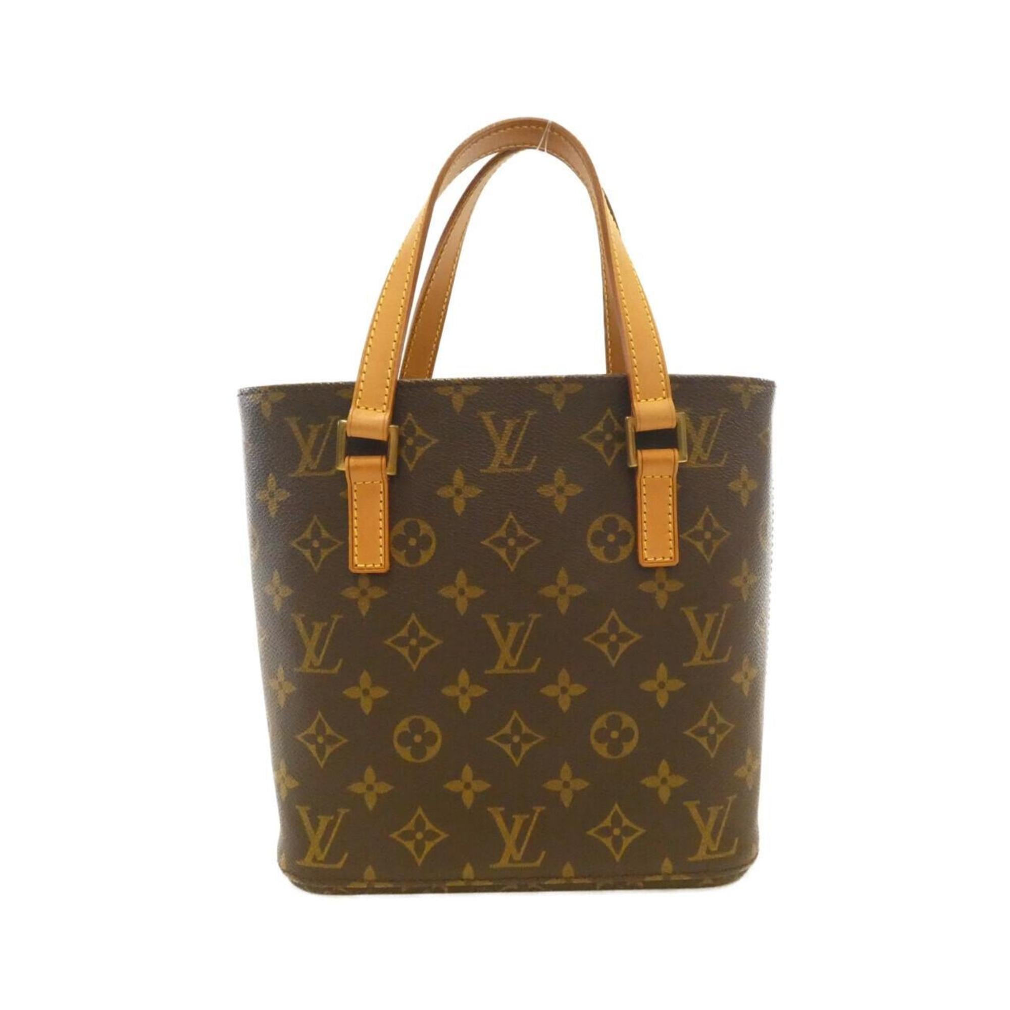 Louis Vuitton Brown Coated Canvas Handbag