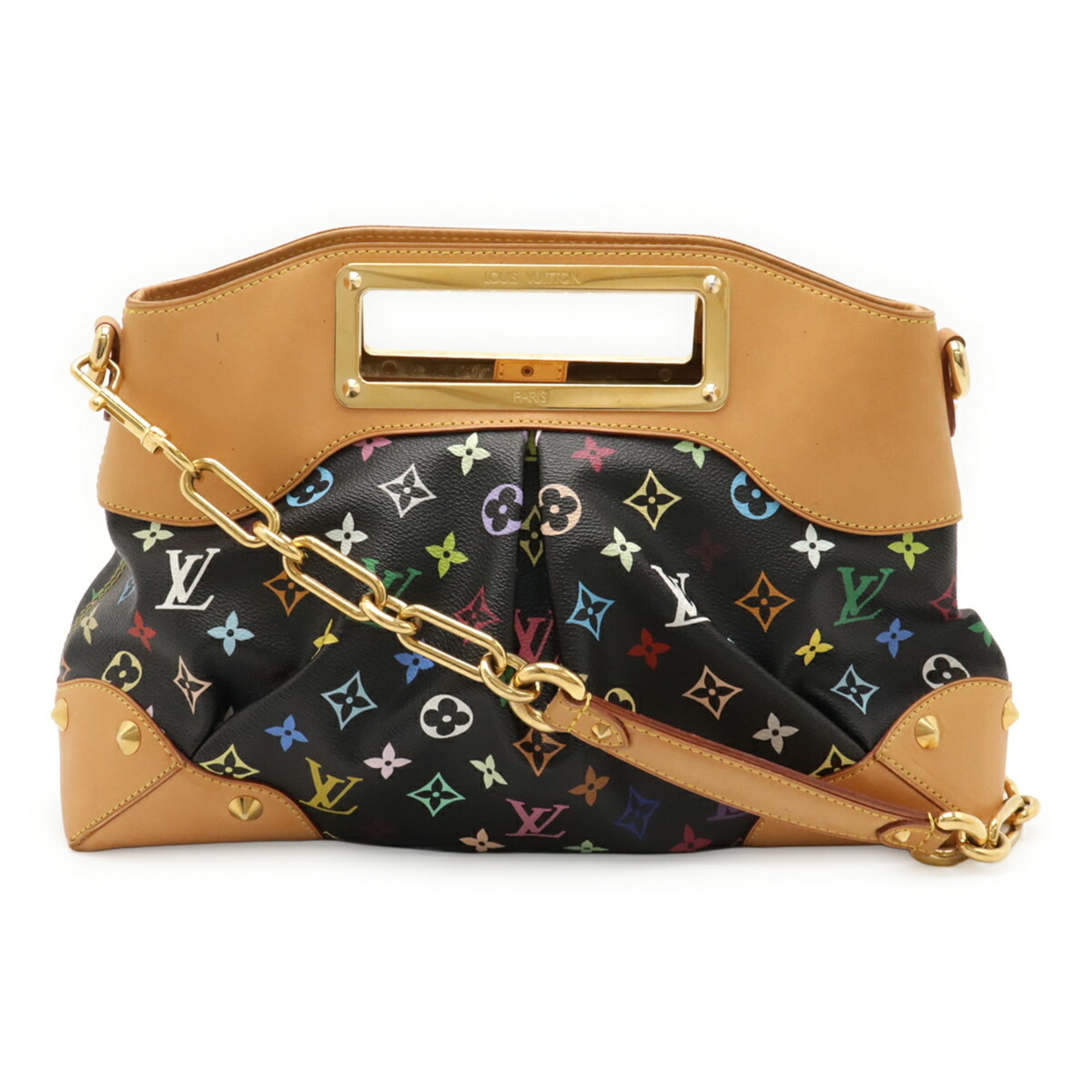 Louis Vuitton Noir Pvc Handbag Shoulder Bag