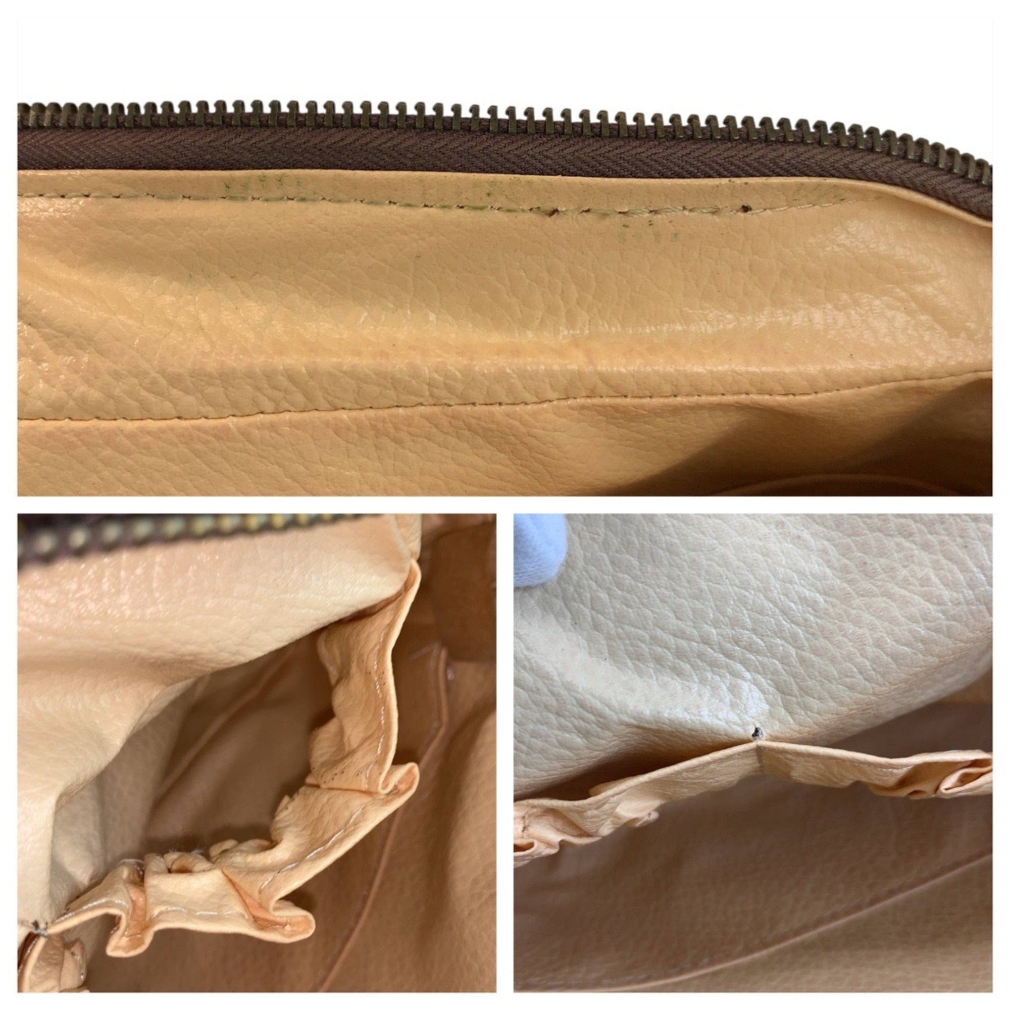 Louis Vuitton Brown Pvc Pouch